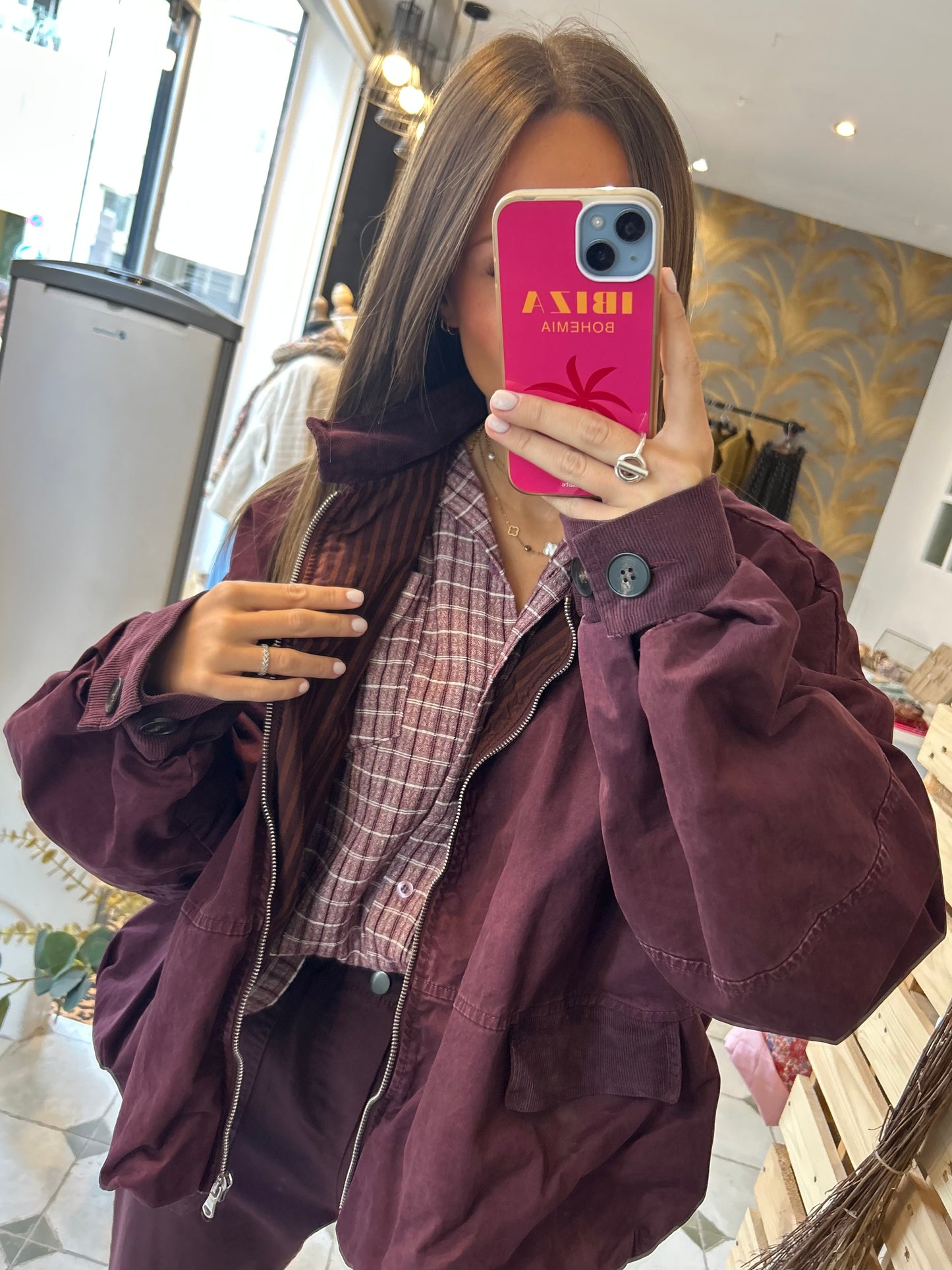 Veste Jenna prune - Johanna Paris