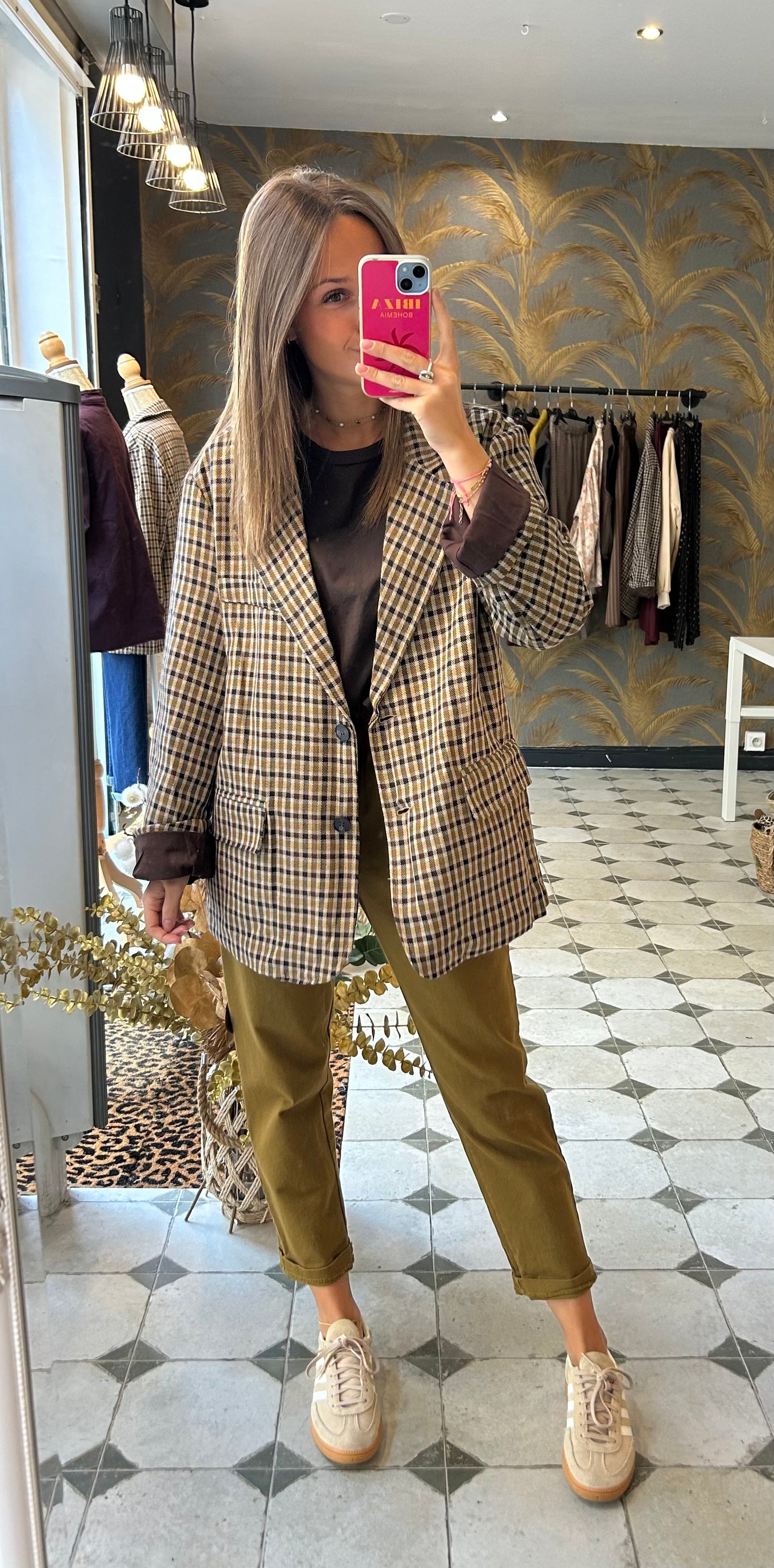 Blazer à carreaux - Johanna Paris