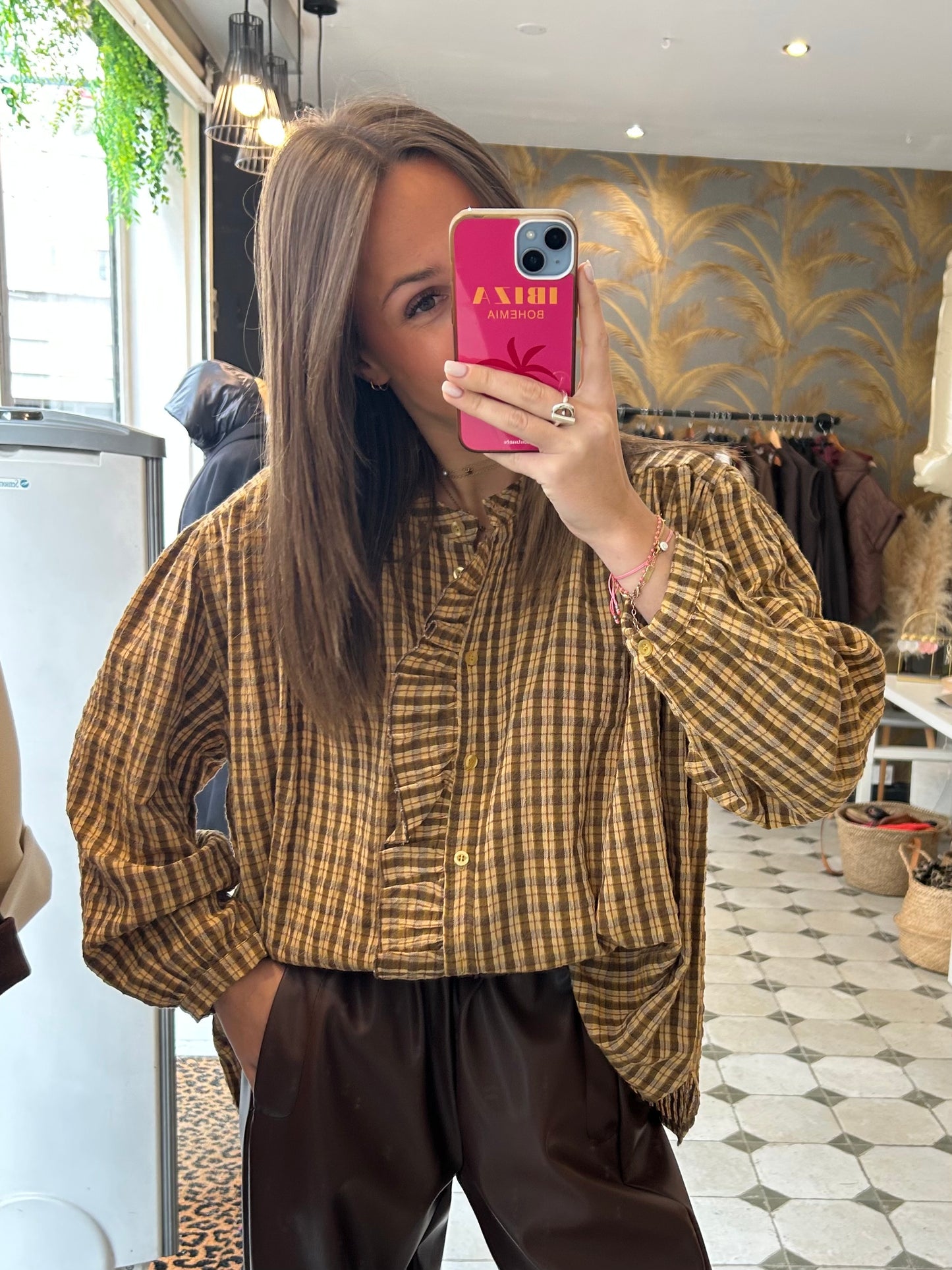 Chemise Gabrielle moutarde - Johanna Paris