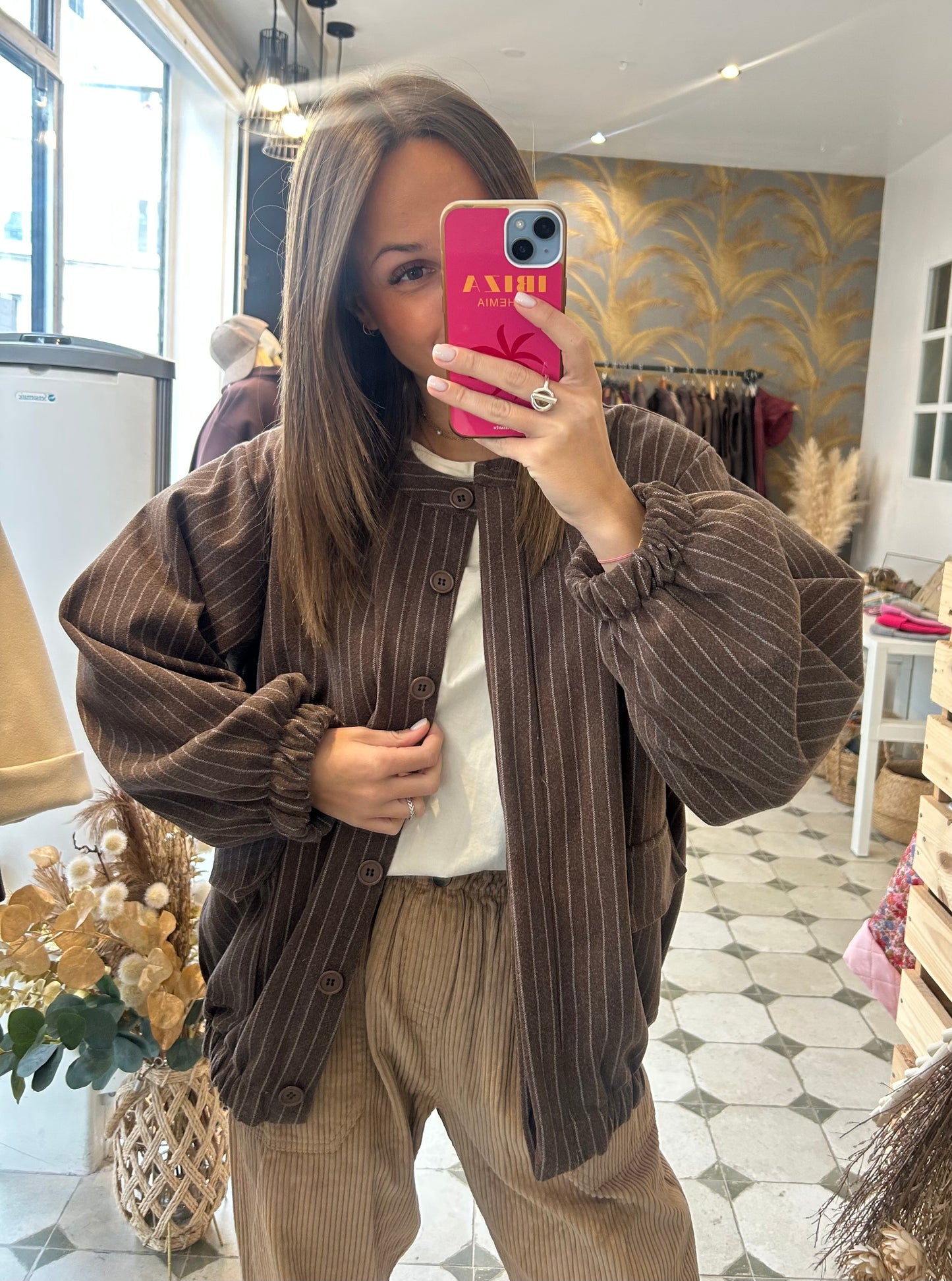 Veste Jorah chocolat - Johanna Paris