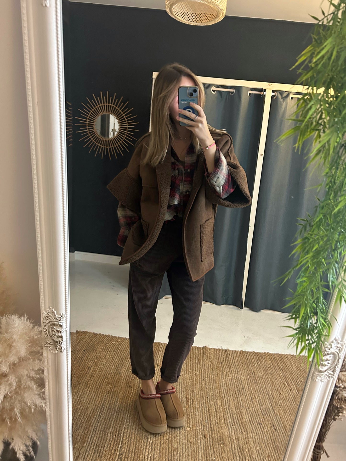 Pantalon en velours chocolat - Johanna Paris