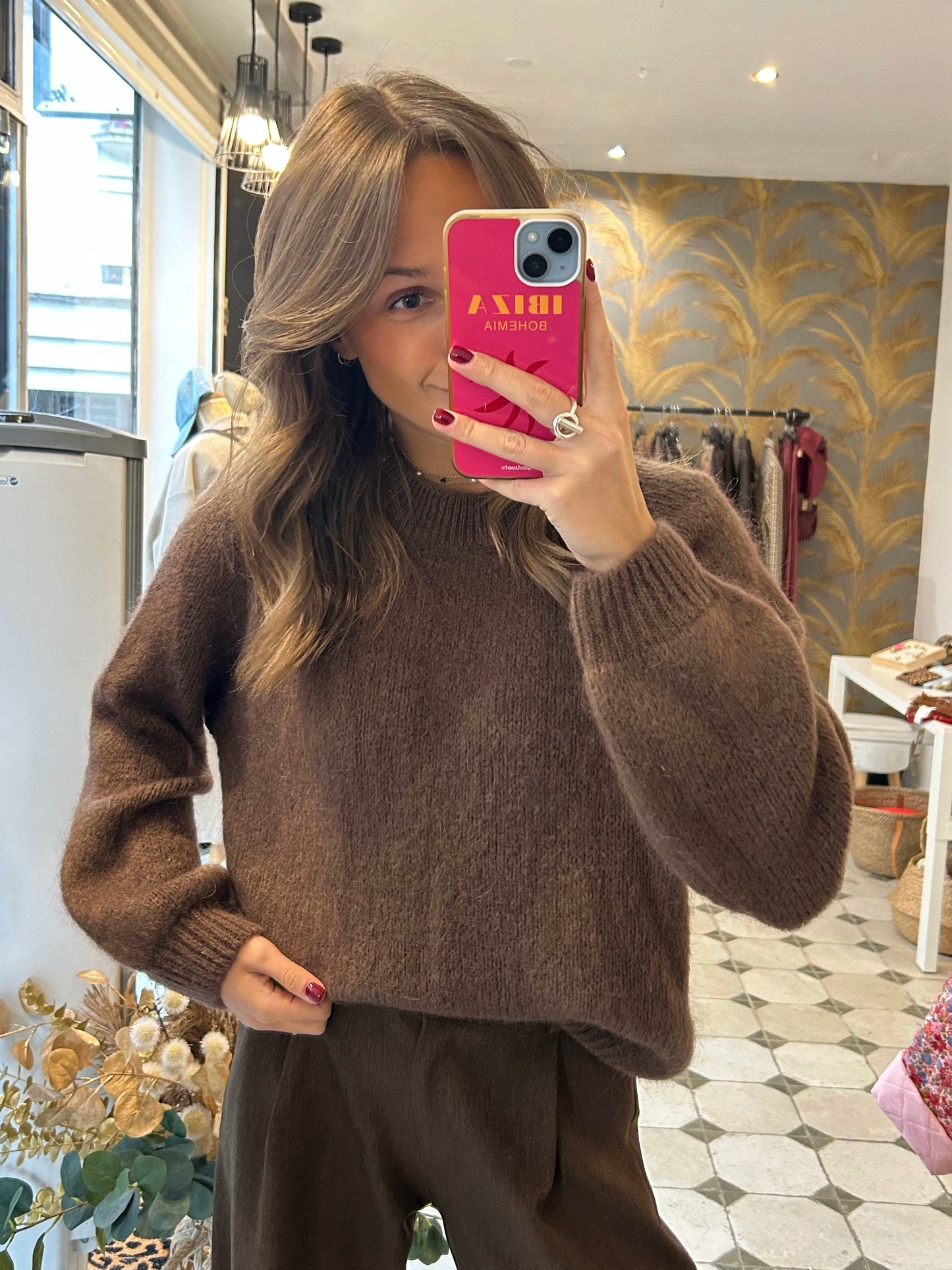 Pull Alma chocolat