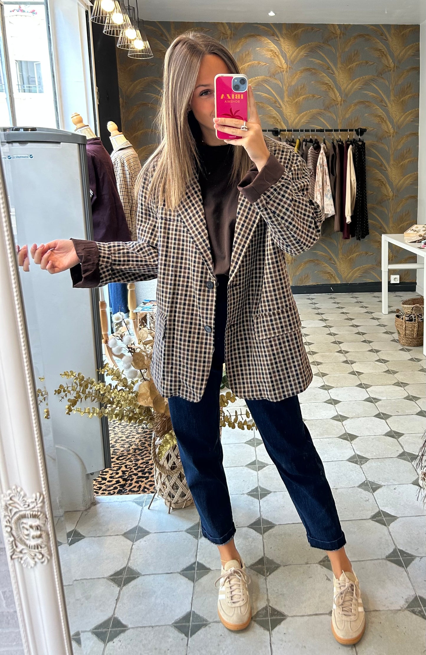 Blazer à carreaux - Johanna Paris