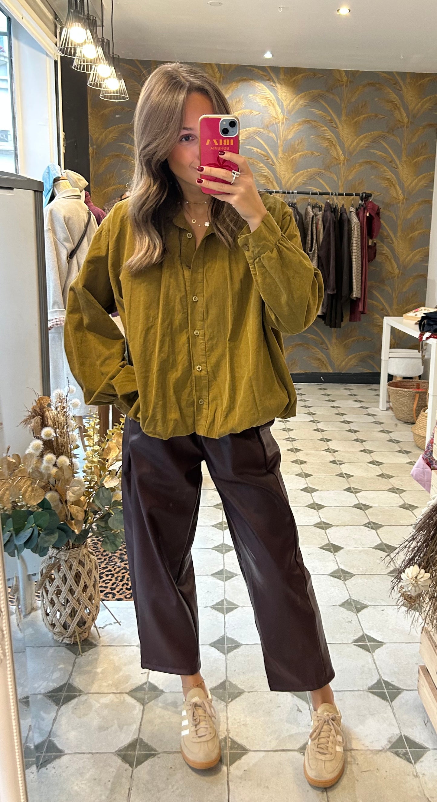 Chemise Irina moutarde - Johanna Paris