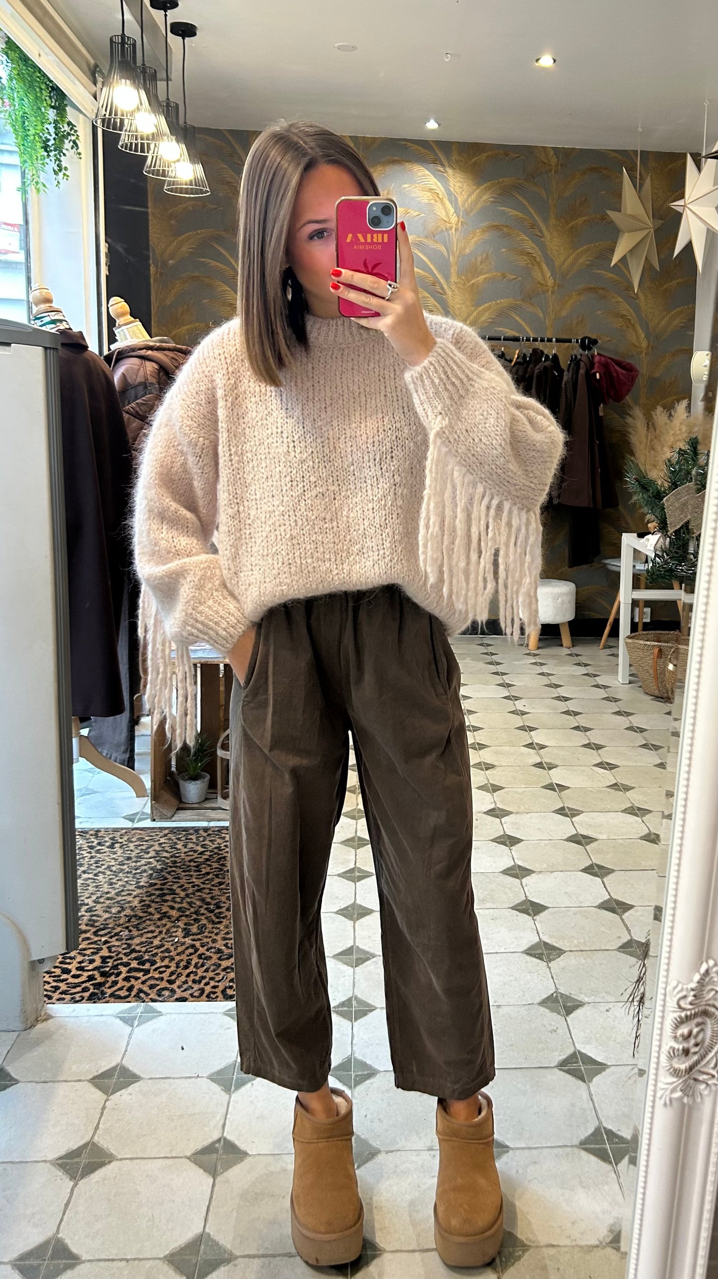 Pull Western beige - Johanna Paris