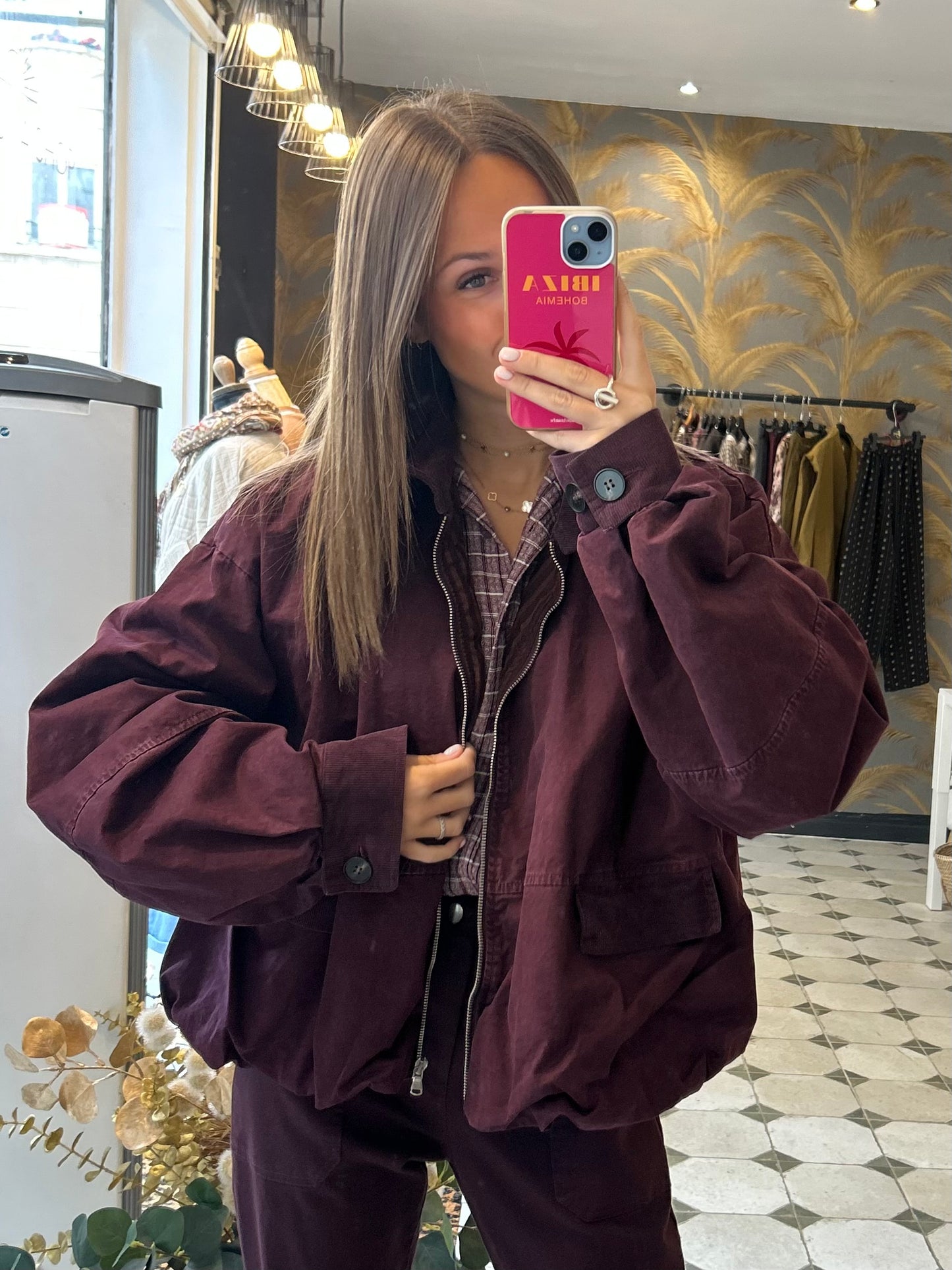 Veste Jenna prune - Johanna Paris