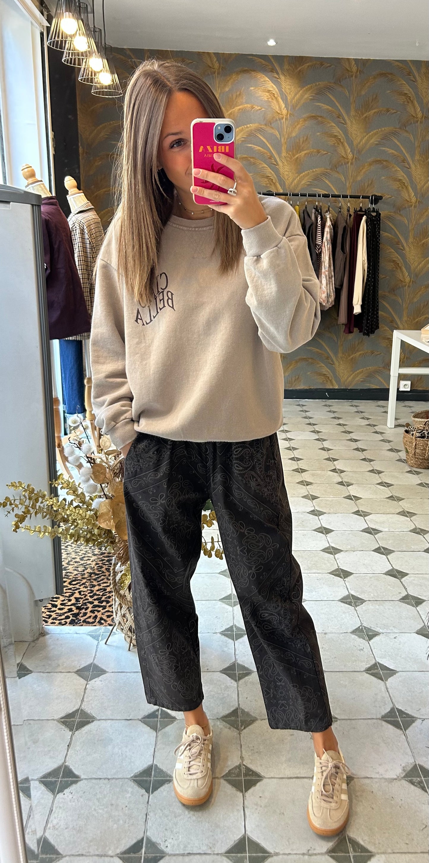 Sweat Ciao Bella beige - Johanna Paris