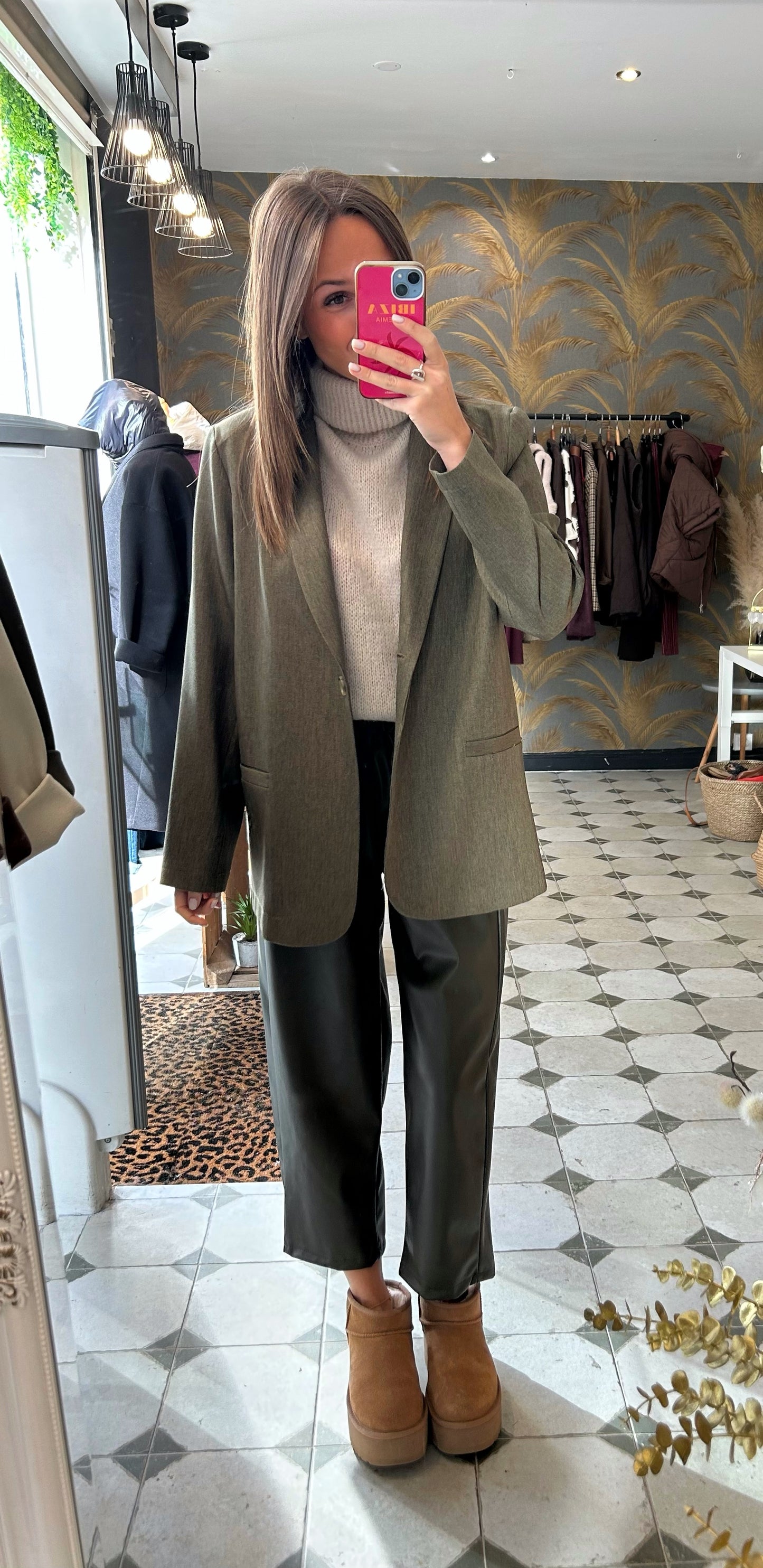 Blazer Léon kaki