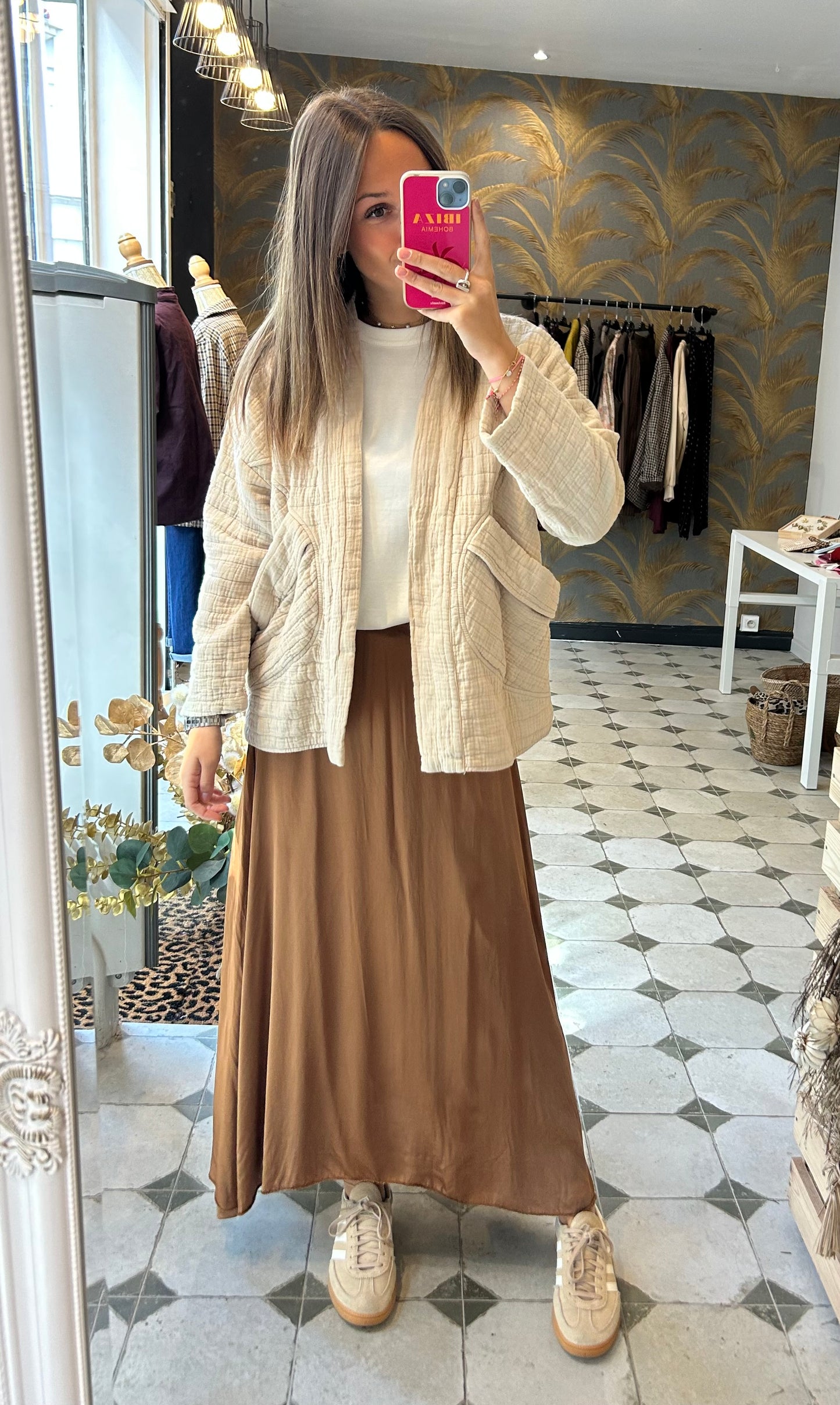 Jupe Montaine Ocre - Johanna Paris