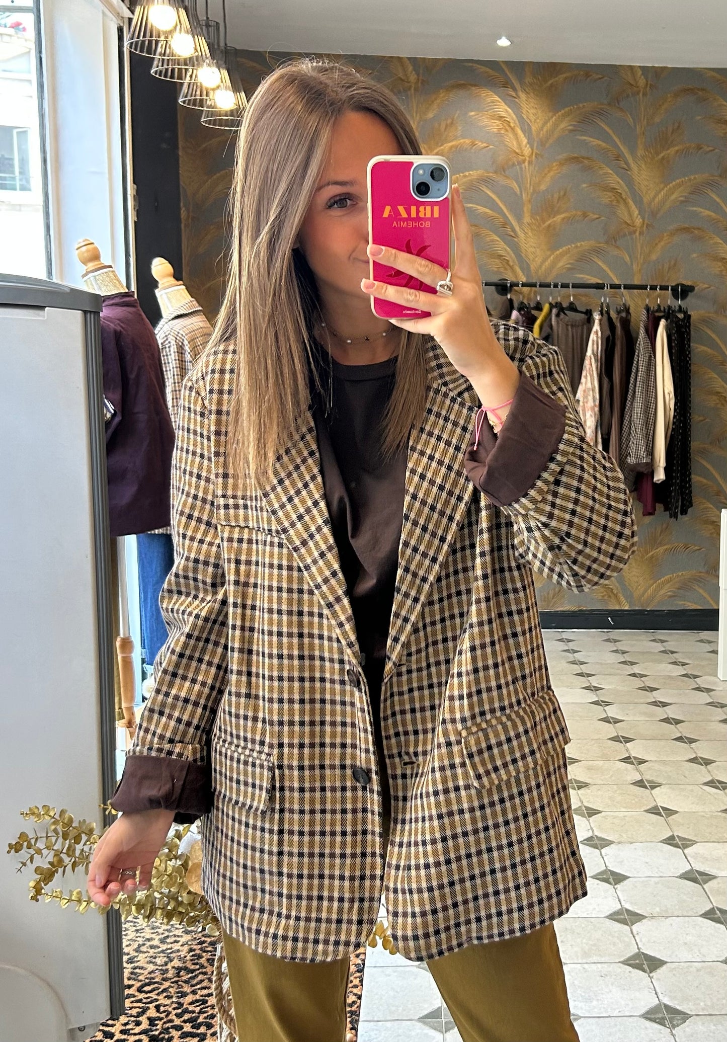 Blazer à carreaux - Johanna Paris