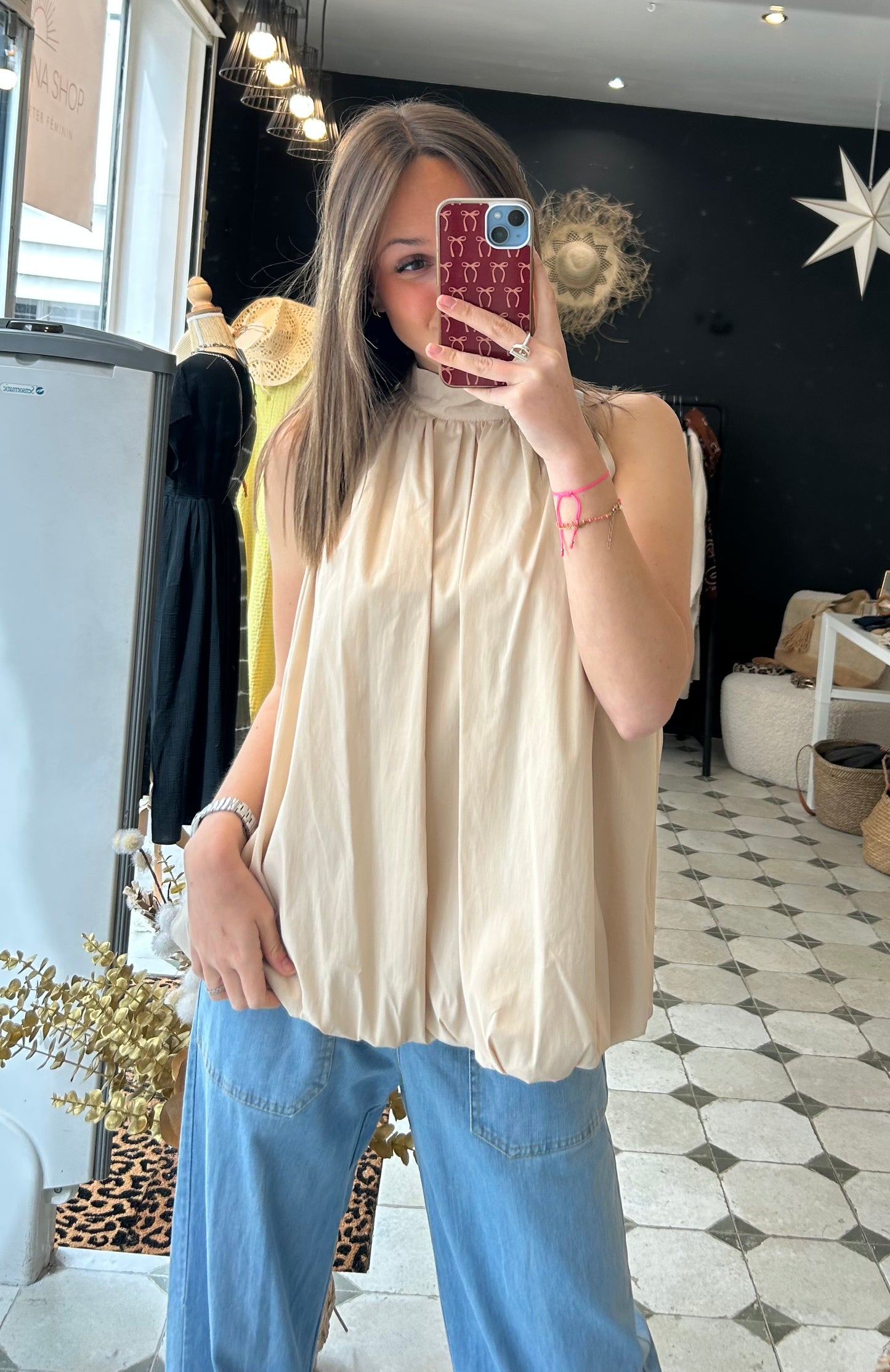 Blouse Léopoldine beige - Johanna Paris