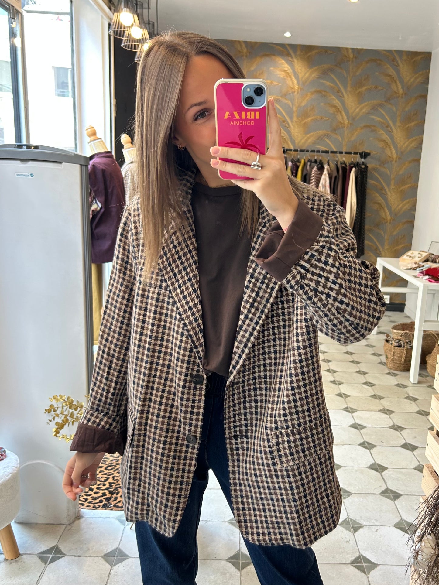 Blazer à carreaux - Johanna Paris