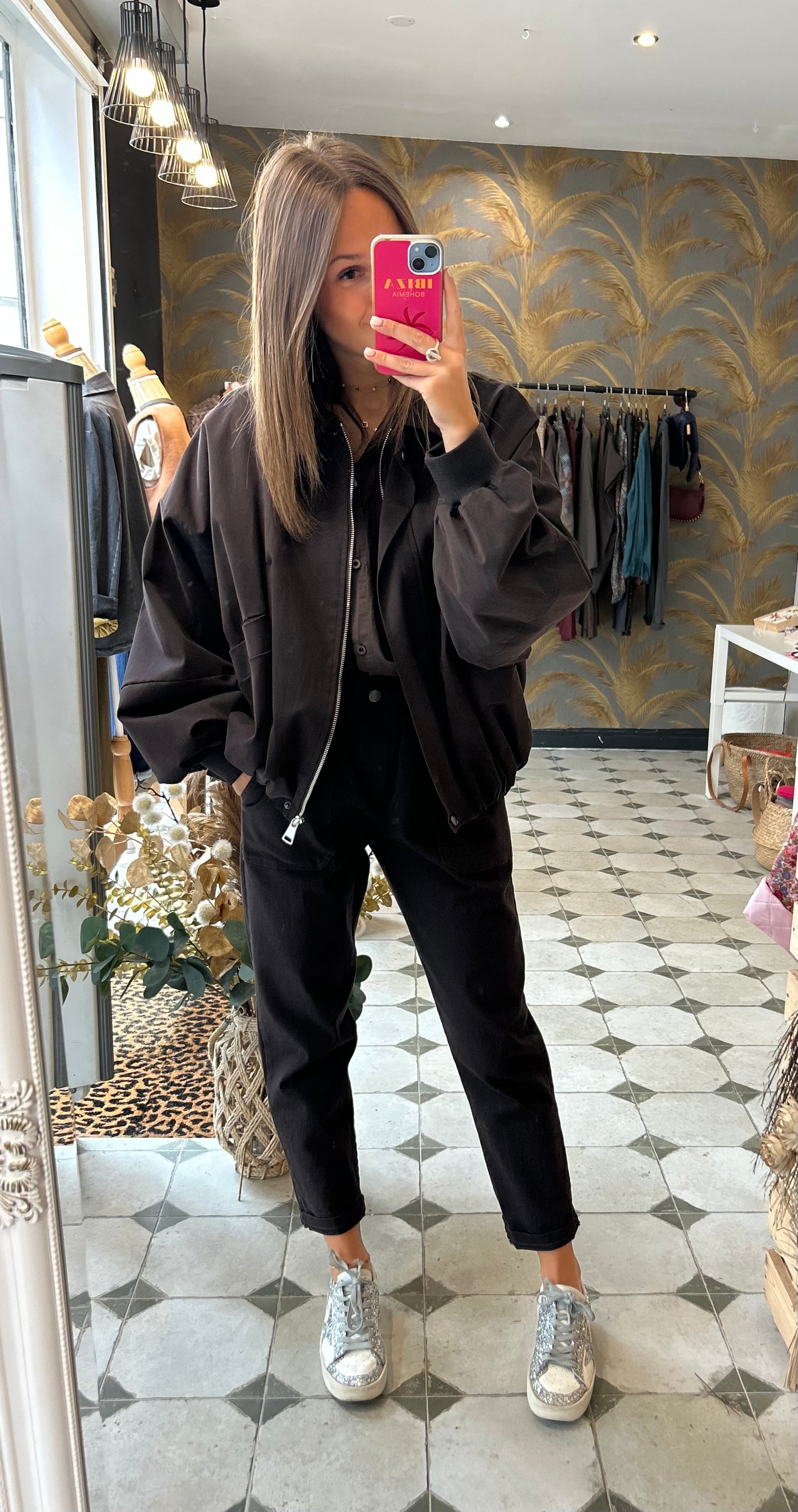 Veste Claudia chocolat - Johanna Paris