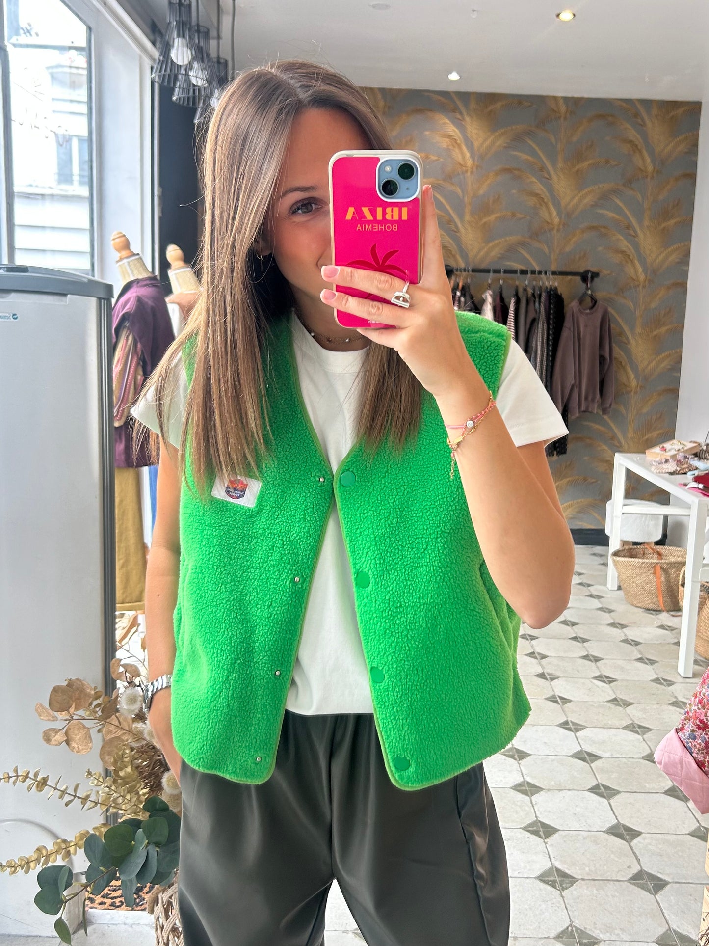 Gilet Maël vert fluo