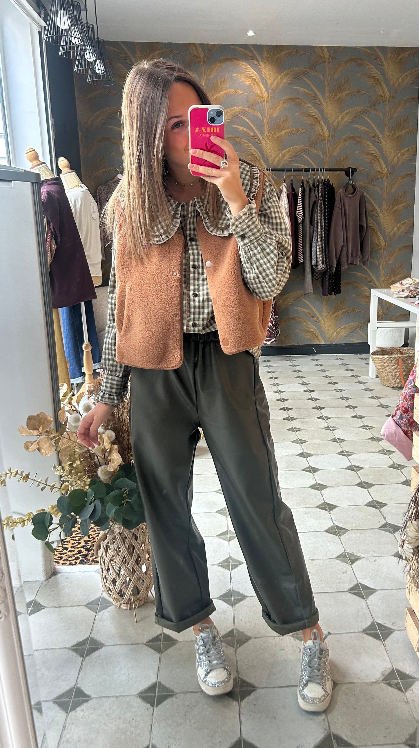 Gilet Maël camel