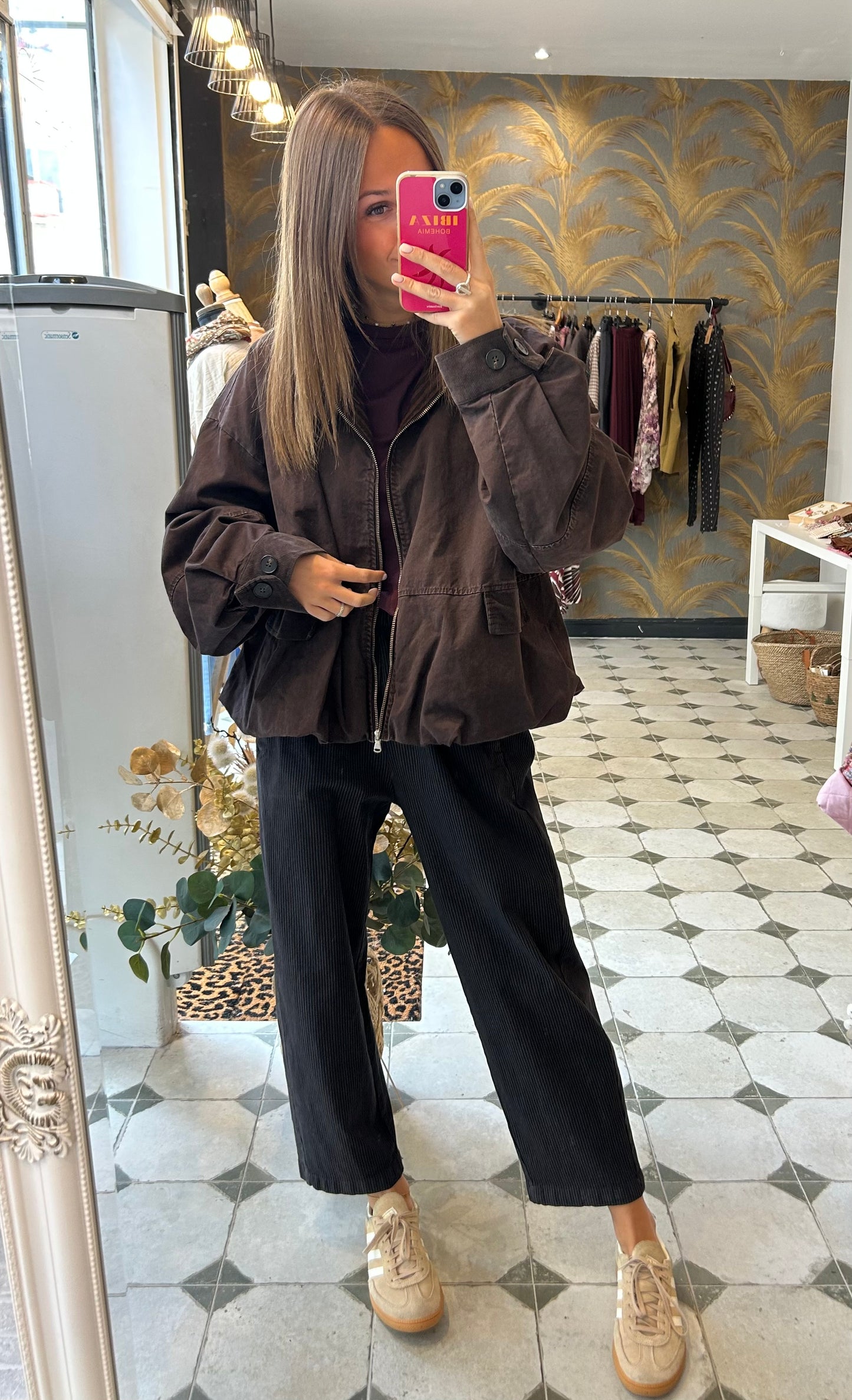 Veste Jenna chocolat - Johanna Paris