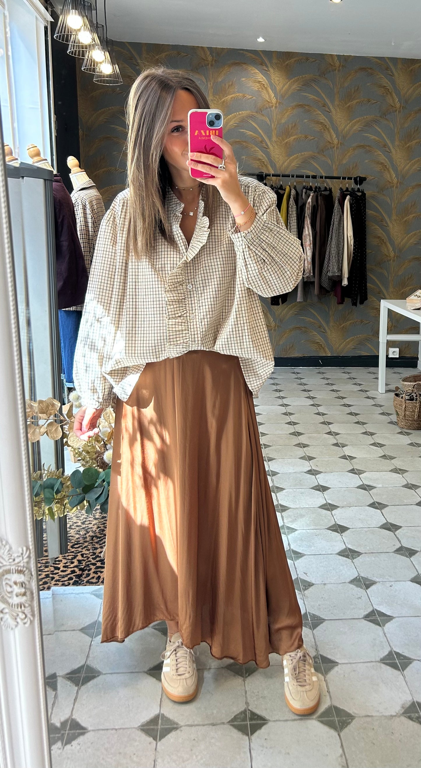 Jupe Montaine Ocre - Johanna Paris