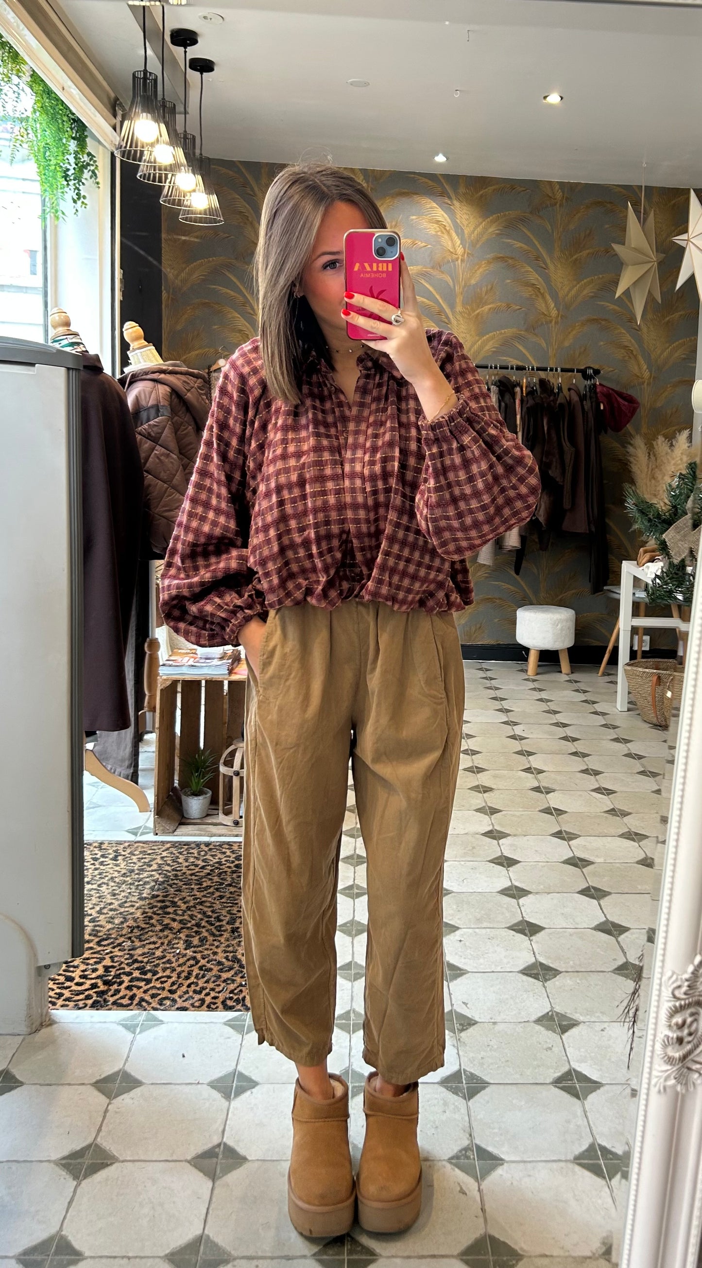 Chemise boule Lou rose - Johanna Paris