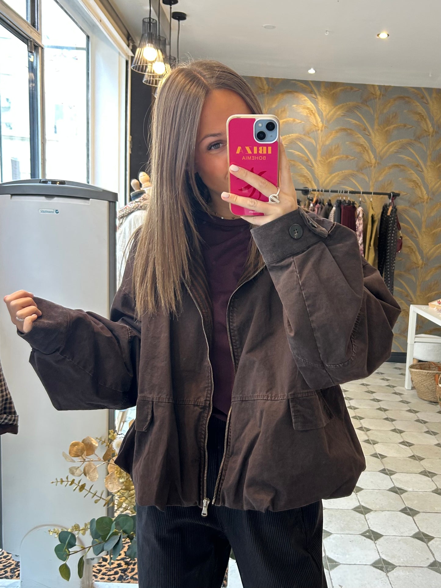 Veste Jenna chocolat - Johanna Paris