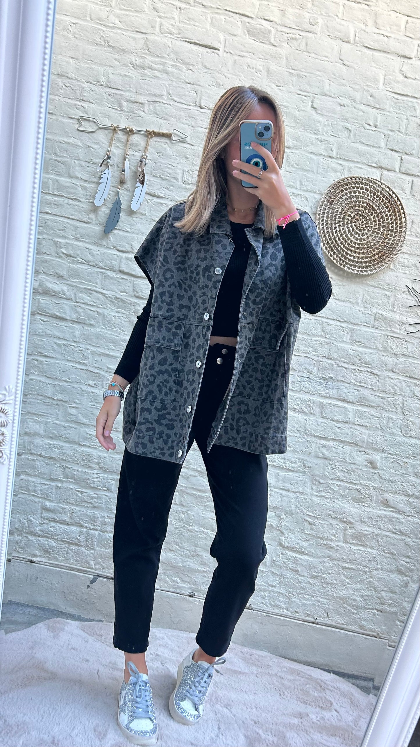 Pantalon en Toile noir - Johanna Paris