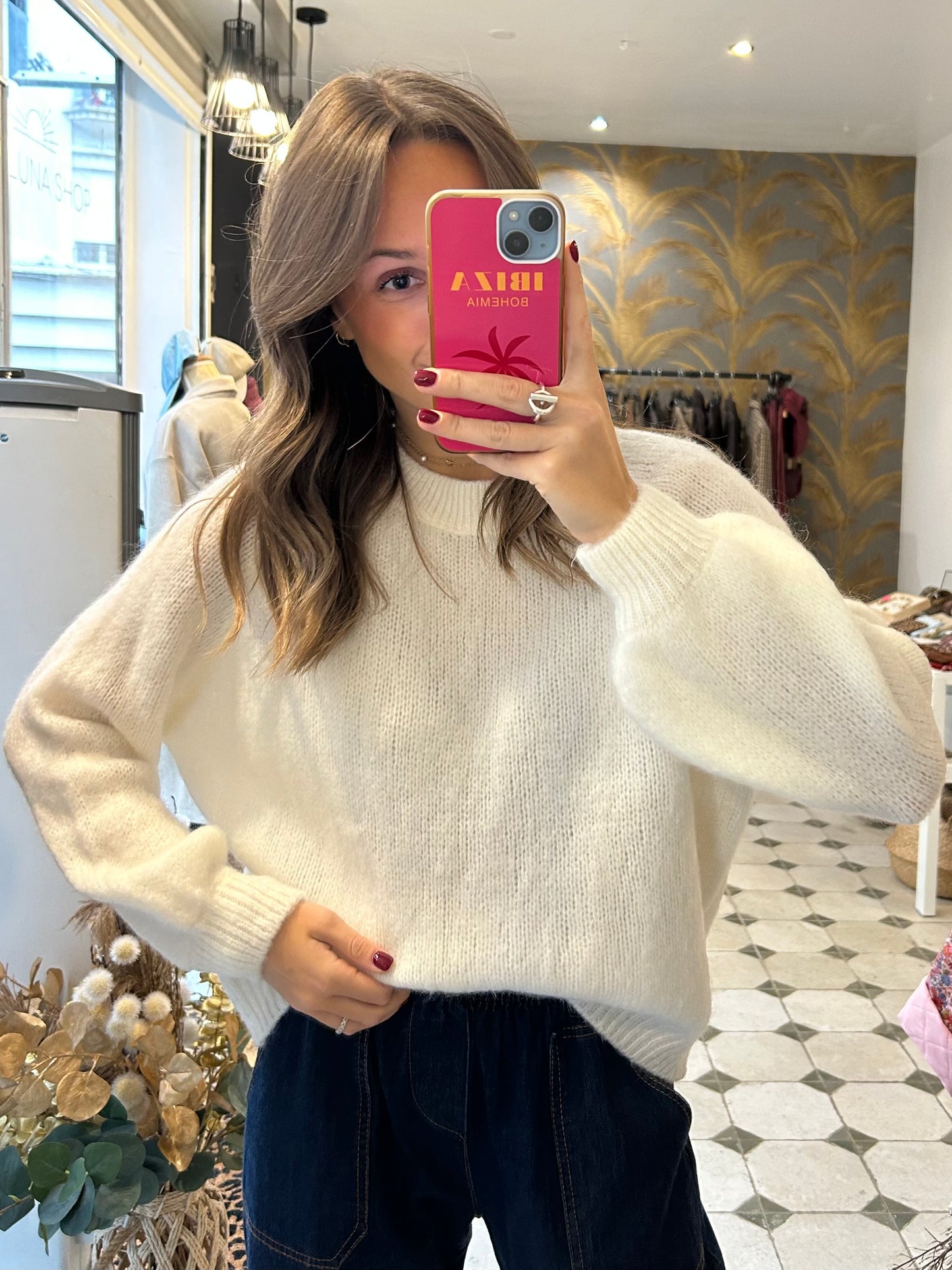 Pull Alma blanc