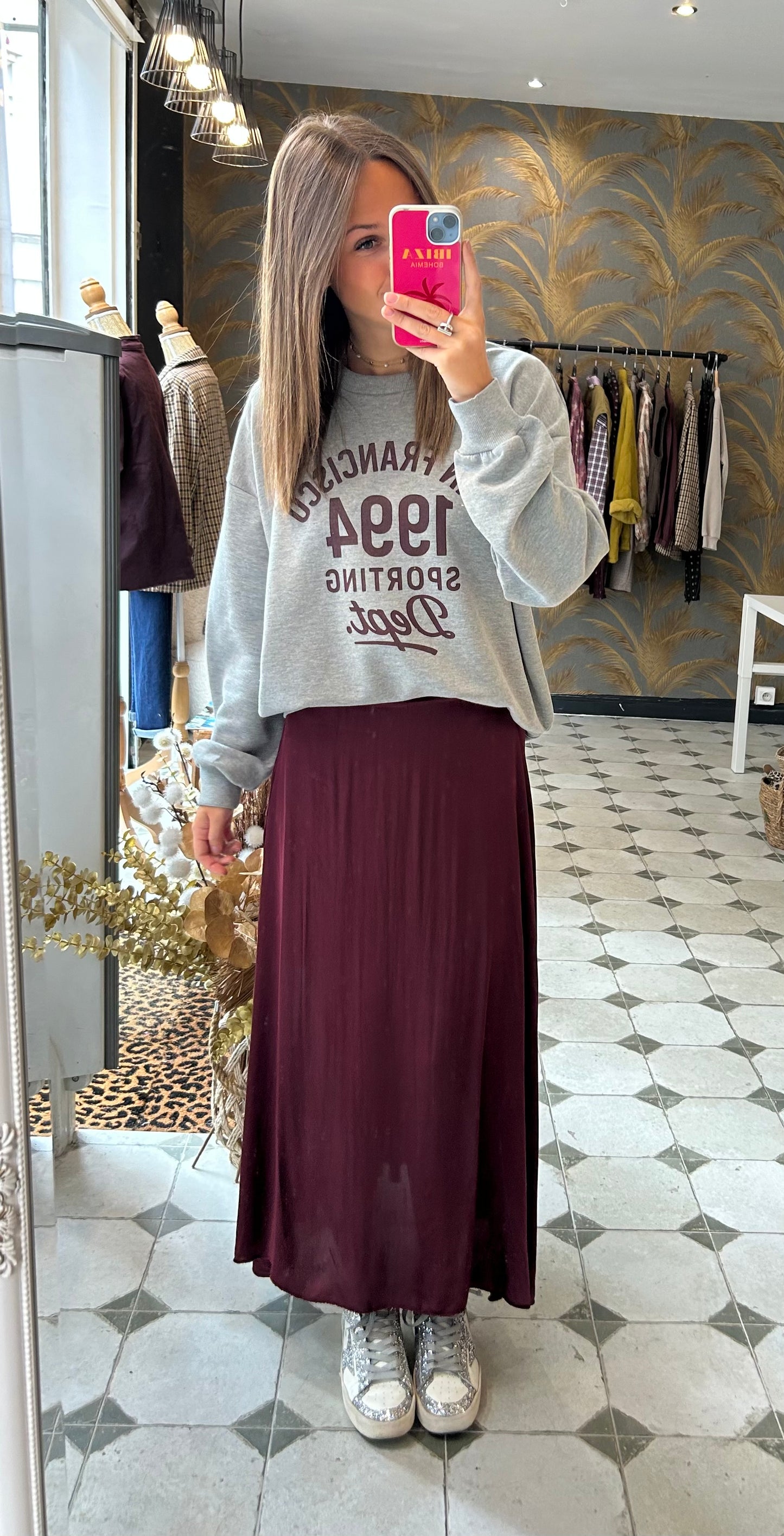 Sweat San Francisco gris - Johanna Paris