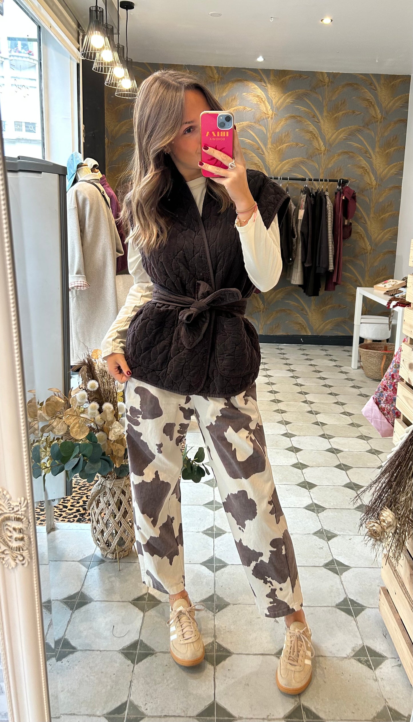 Pantalon Magique en toile Cow - Johanna Paris