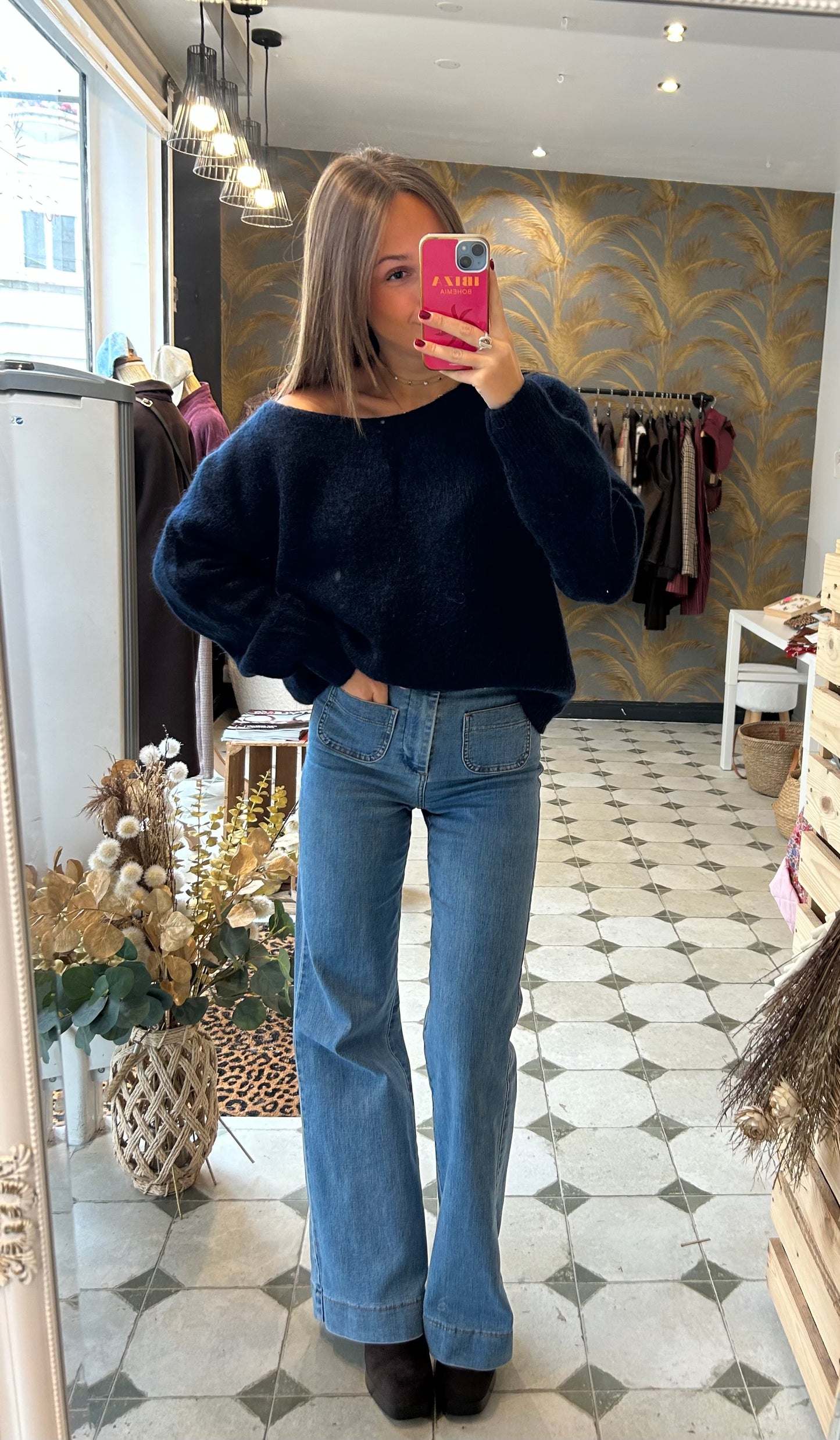Pull Lou bleu marine