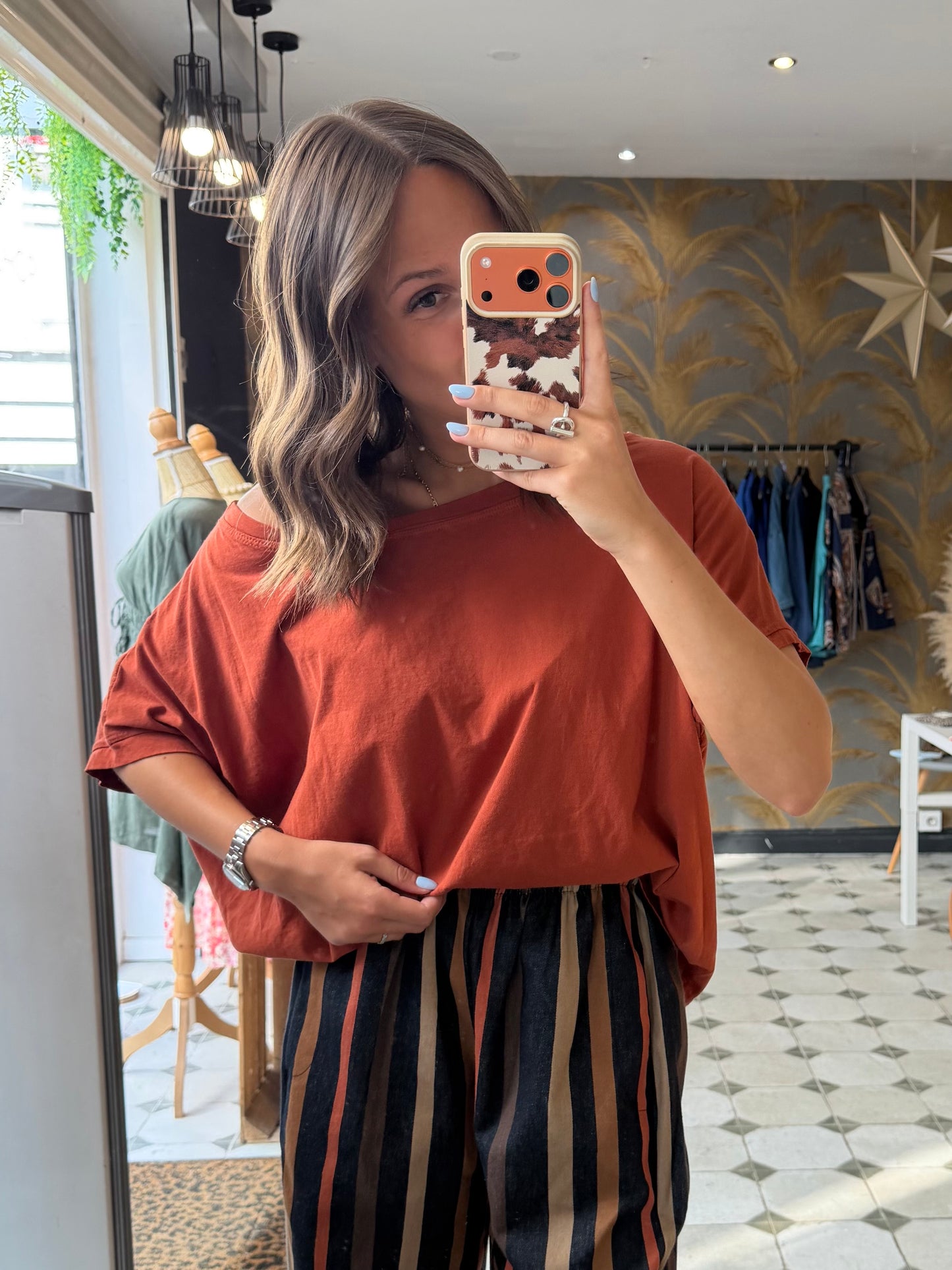 T-Shirt terracotta - Johanna Paris