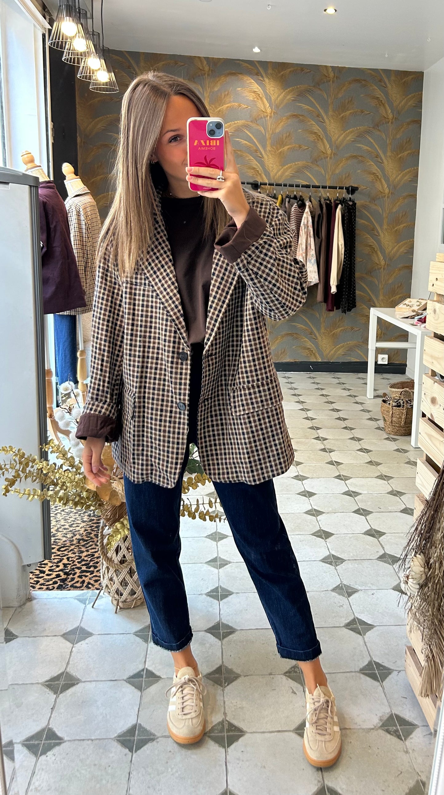Blazer à carreaux - Johanna Paris