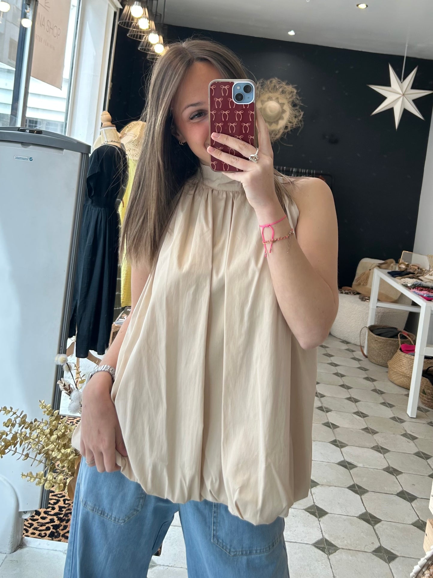 Blouse Léopoldine beige - Johanna Paris