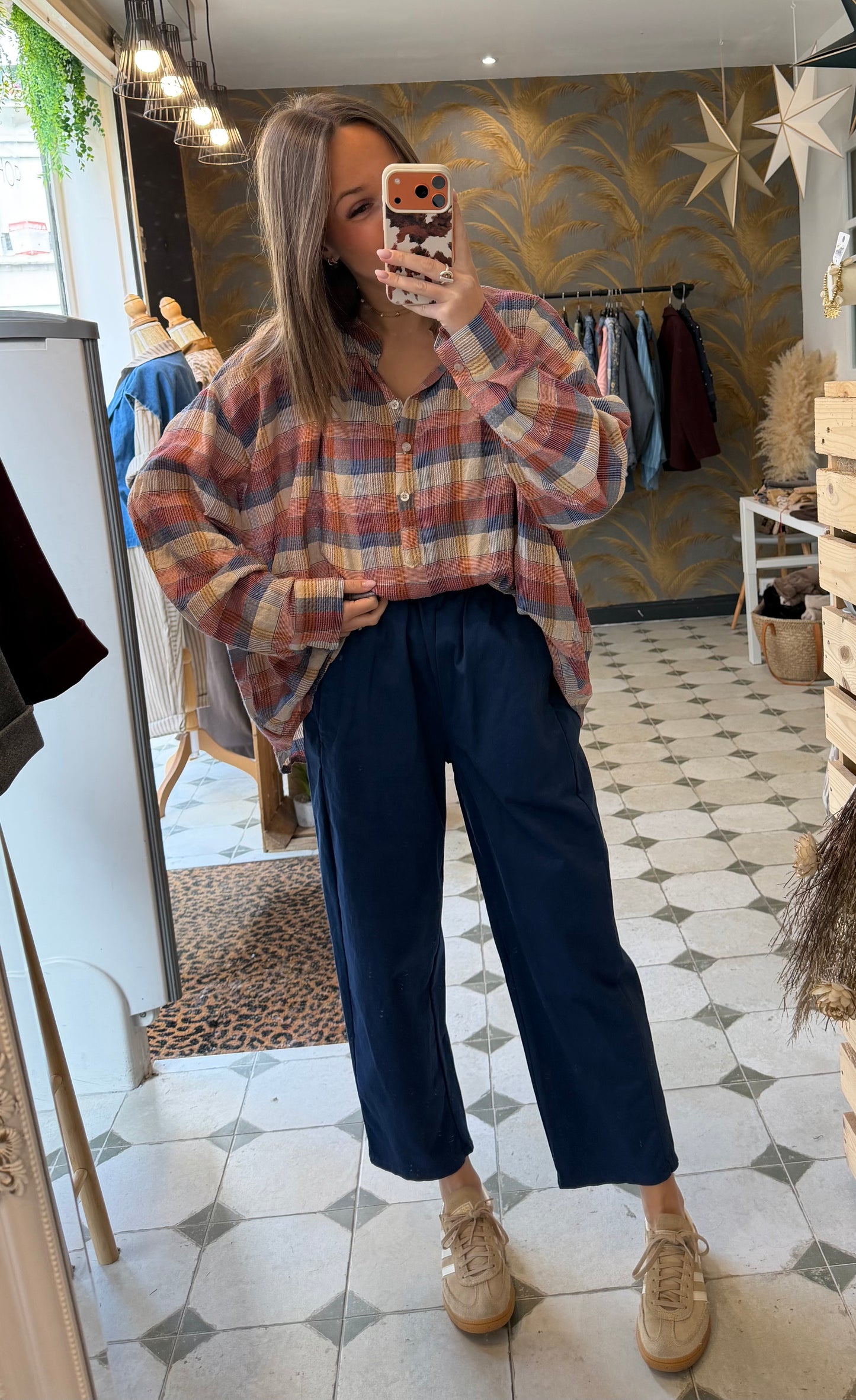 Pantalon Magique bleu marine clair - Johanna Paris -