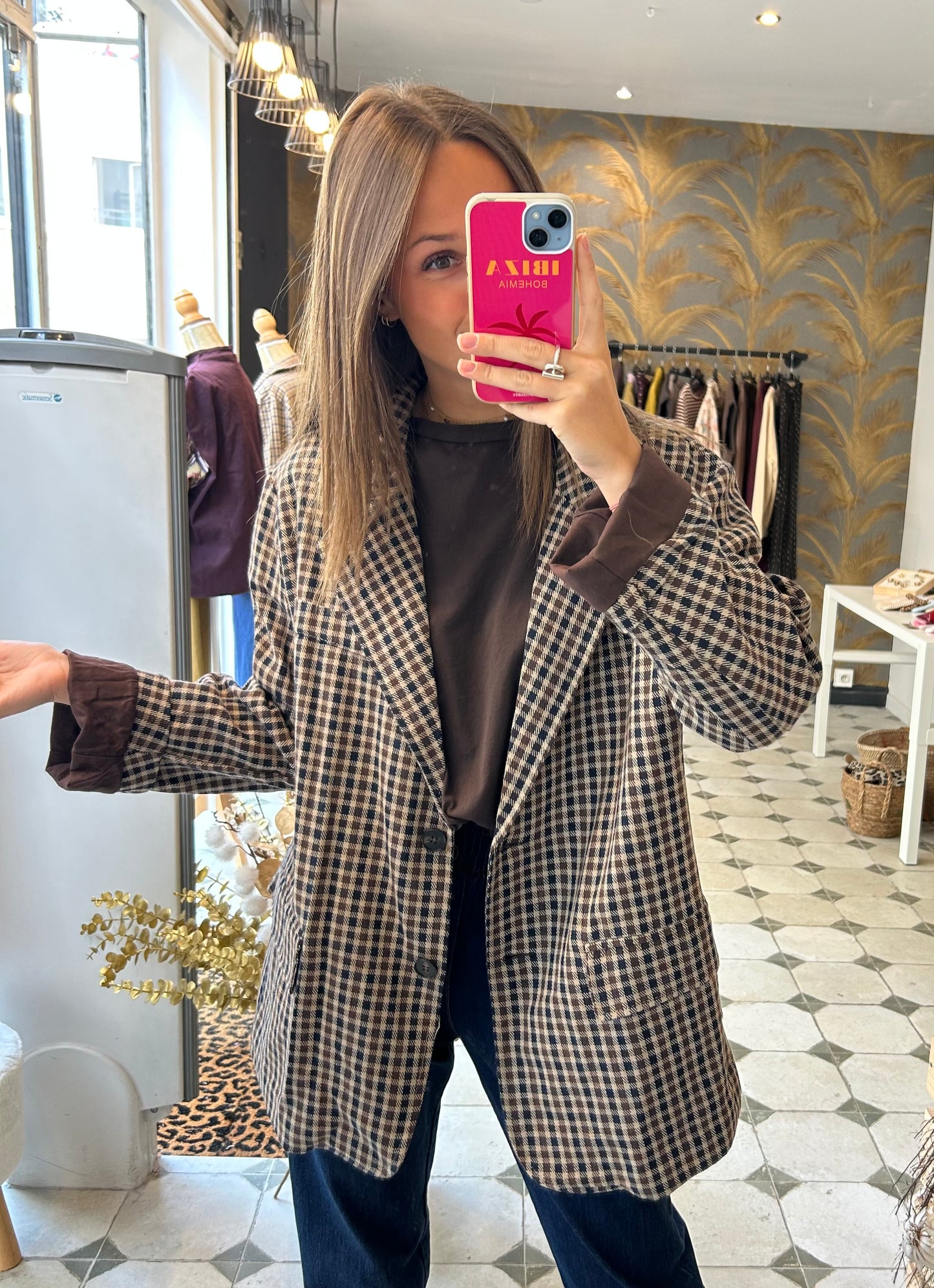 Blazer à carreaux - Johanna Paris