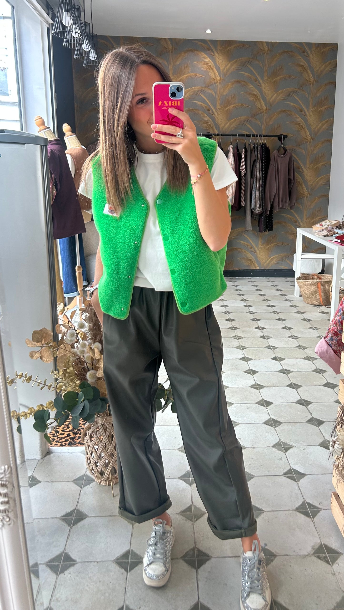 Gilet Maël vert fluo