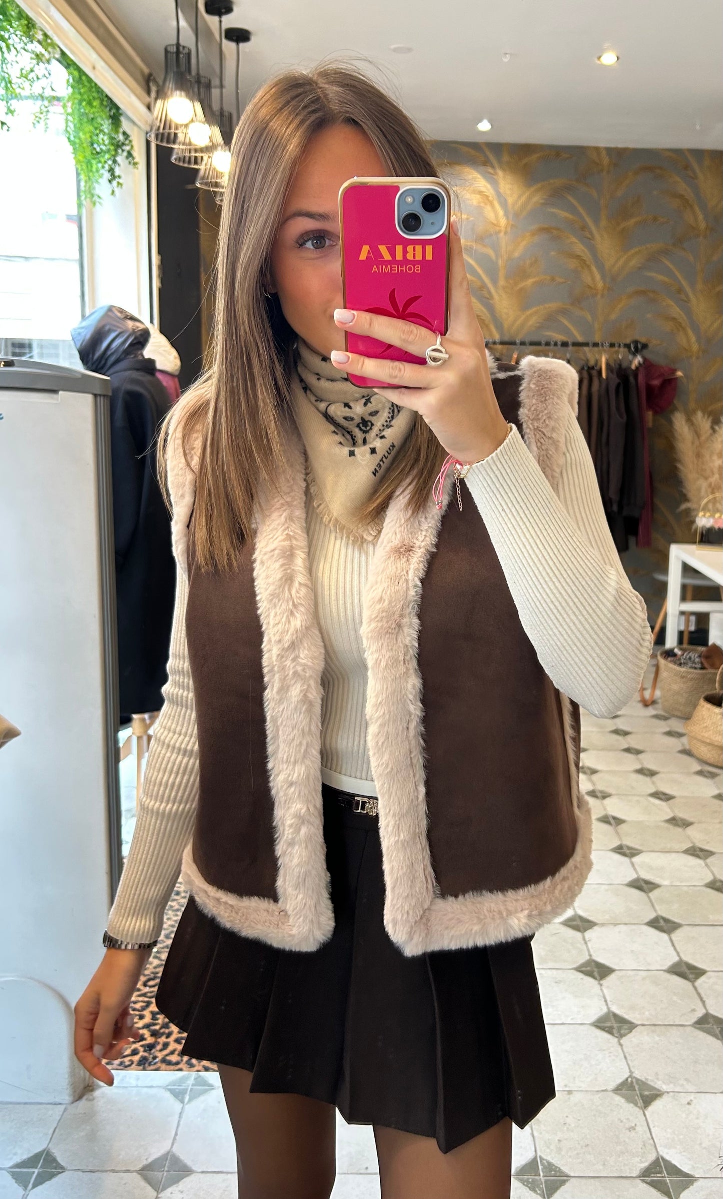 Gilet Raphaël chocolat