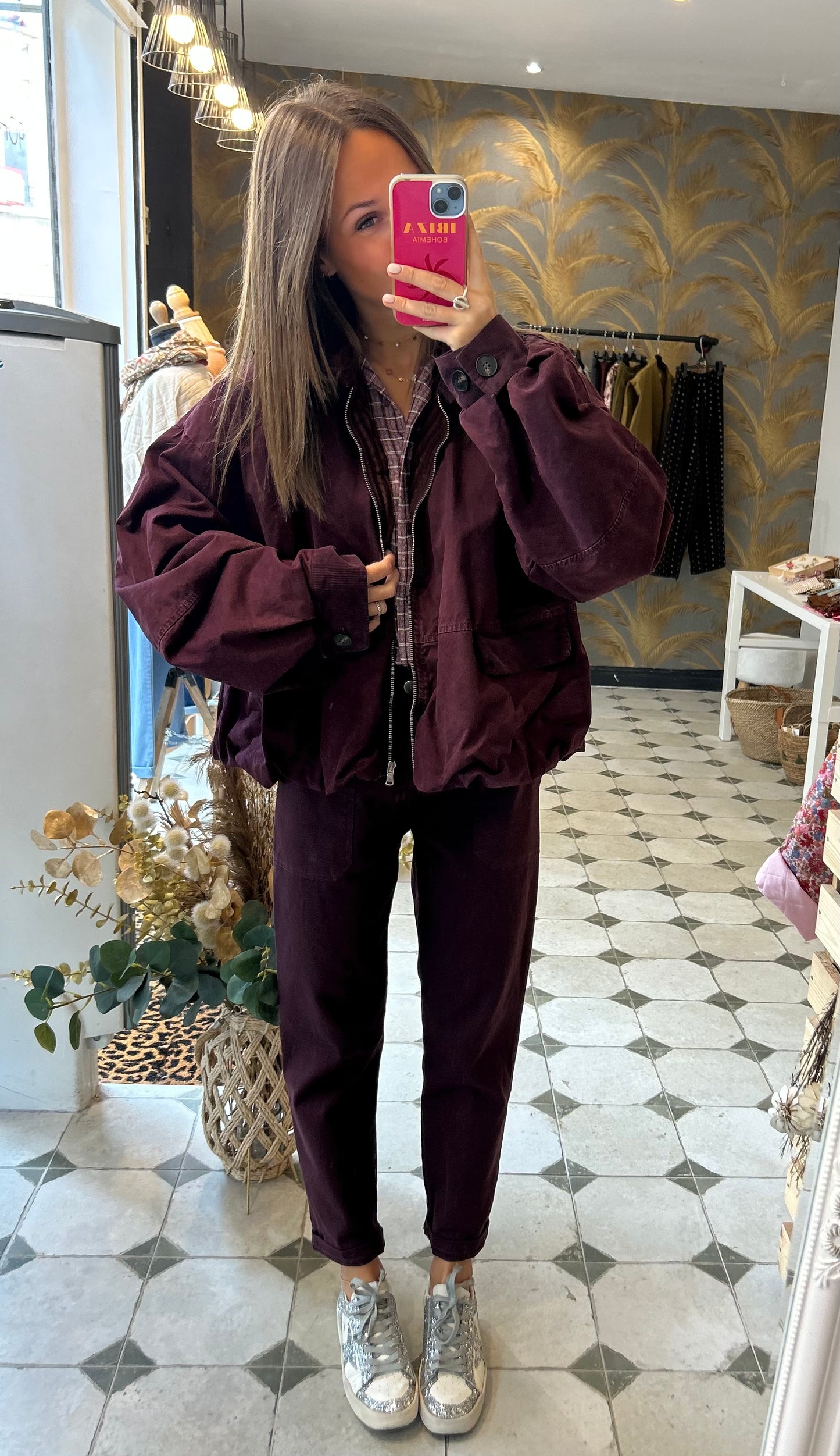 Veste Jenna prune - Johanna Paris