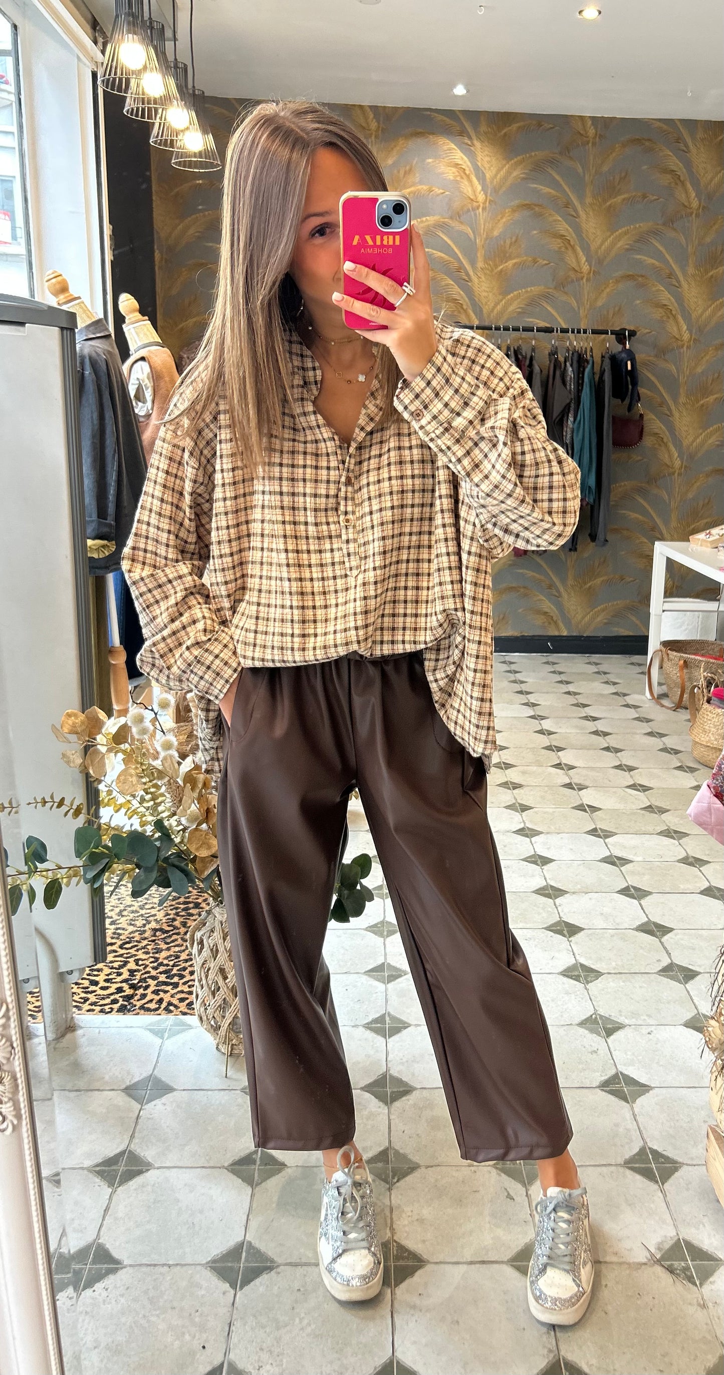 Blouse Lison chocolat - Johanna Paris
