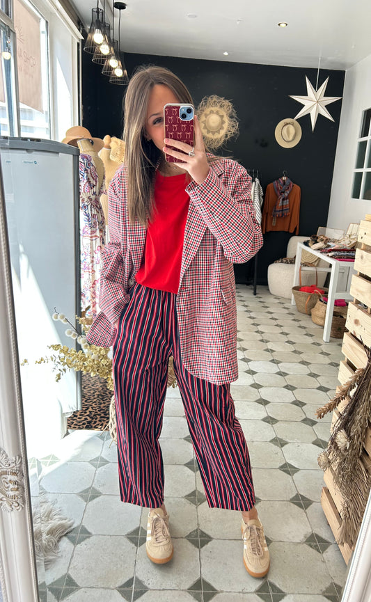 Pantalon Magique avec des rayures - Johanna Paris