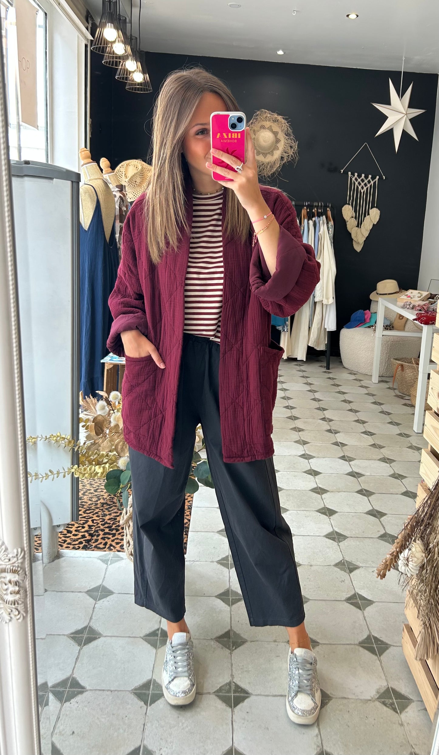 Pantalon Magique en toile gris - Johanna Paris