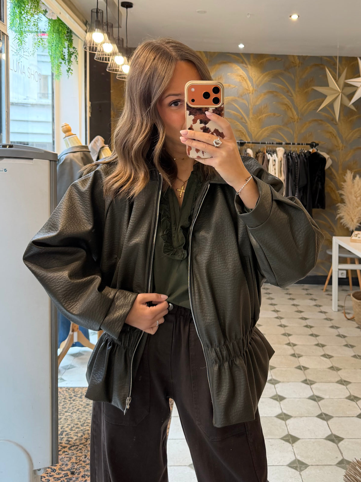 Veste Sidonie kaki - Johanna Paris