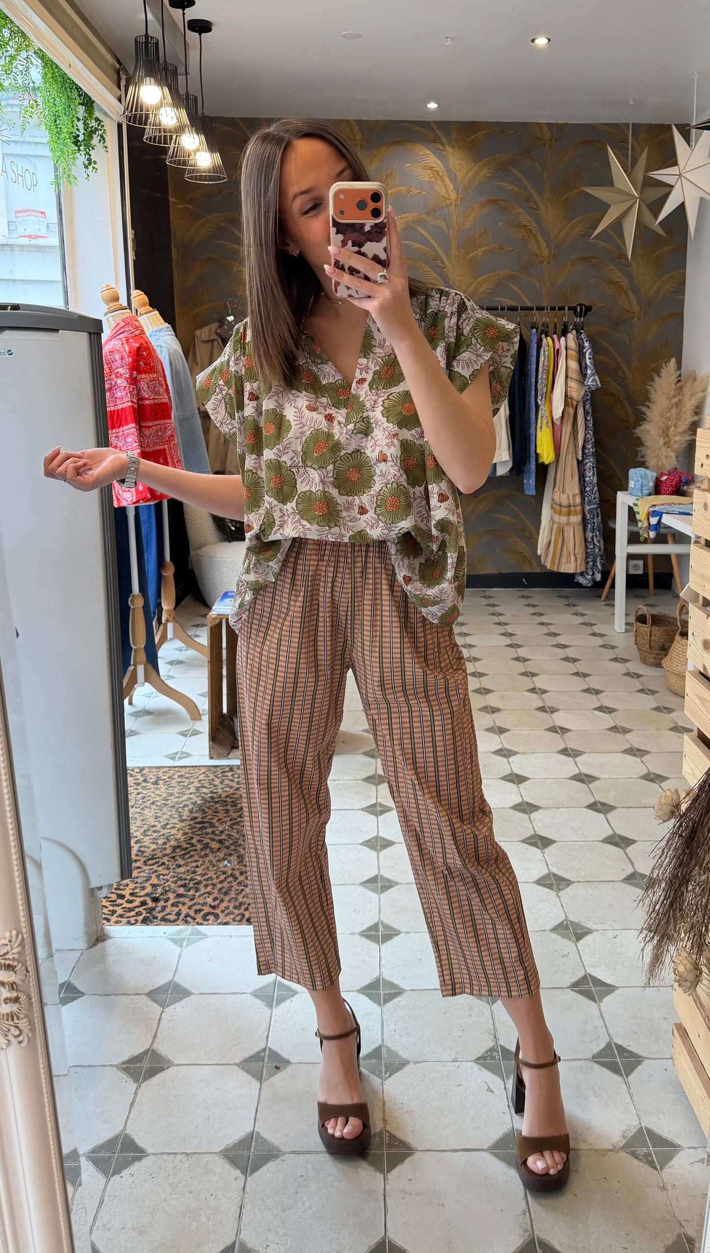 Pantalon magique Zoé vert - Johanna Paris