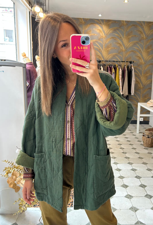 Veste Chloé verte  - Johanna Paris