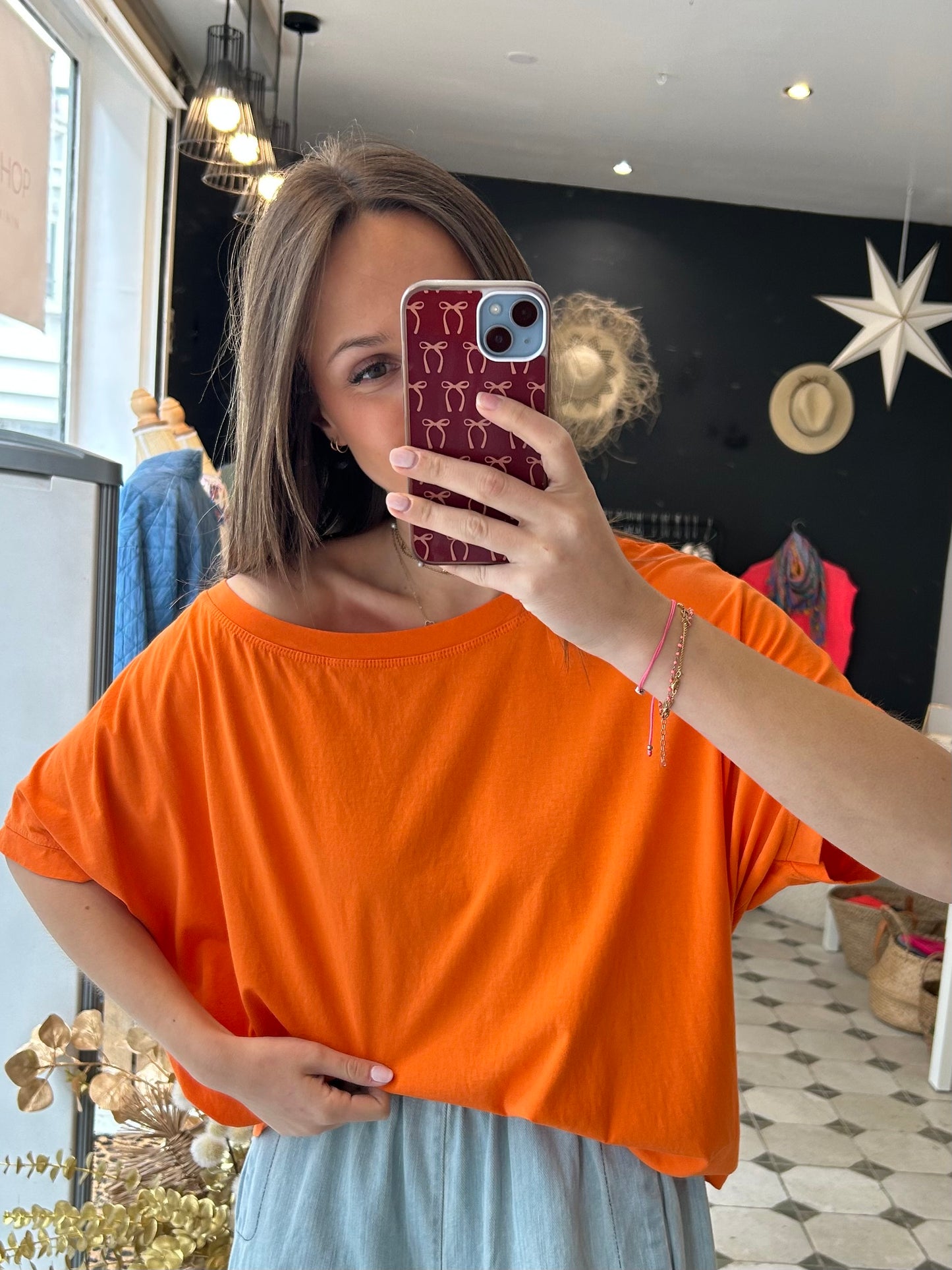 T-Shirt orange - Johanna Paris