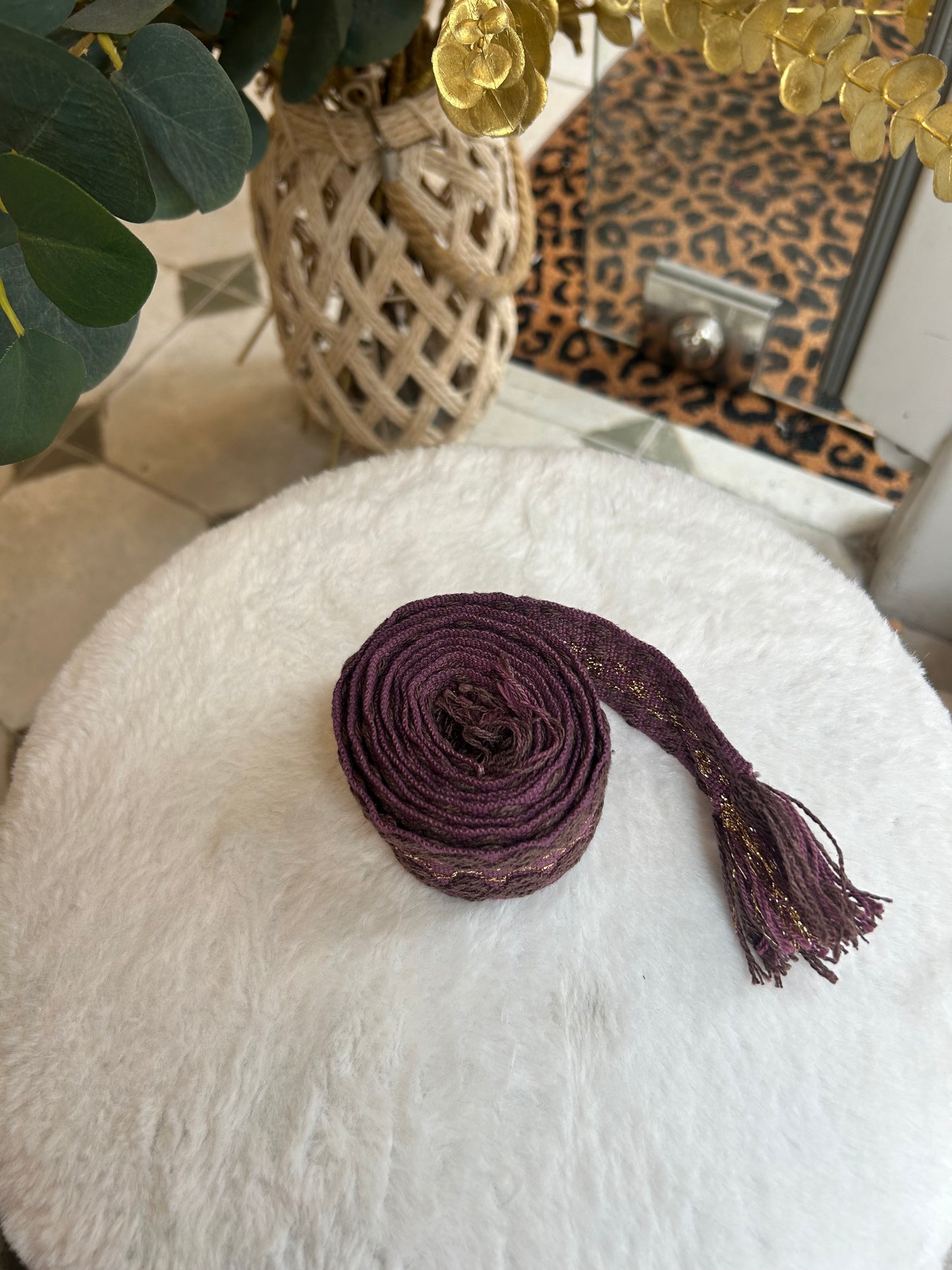 Ceinture prune - Johanna Paris
