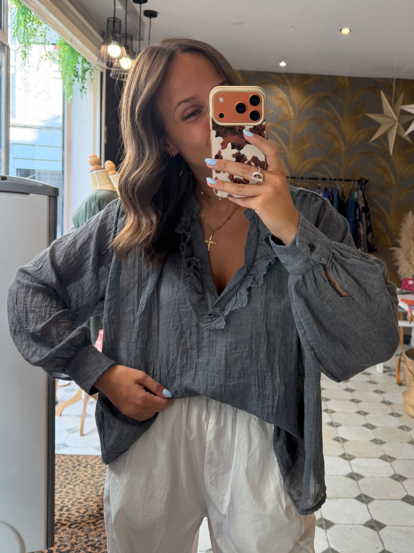 Blouse Aria gris - Johanna Paris