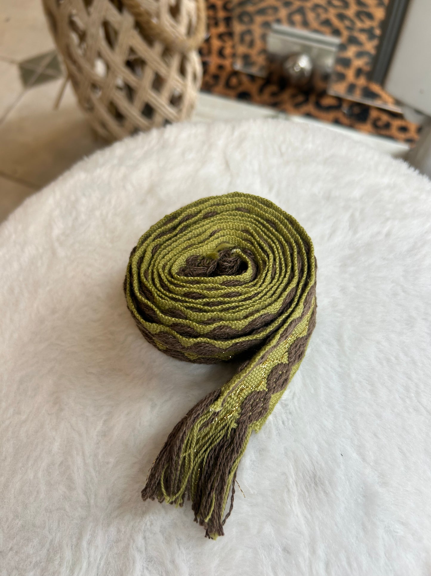 Ceinture vert olive  - Johanna Paris