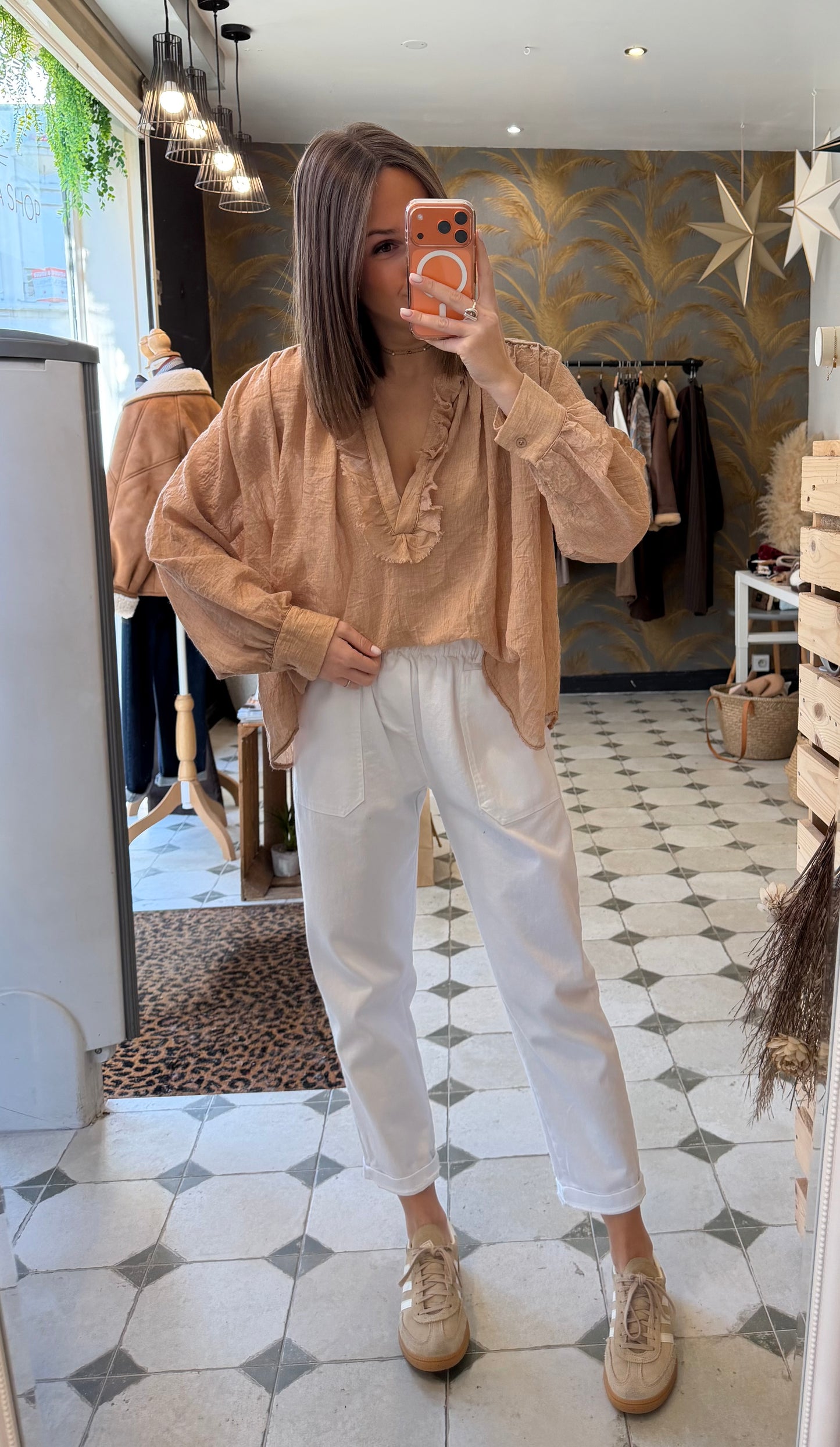 Blouse Aria rose poudré - Johanna Paris