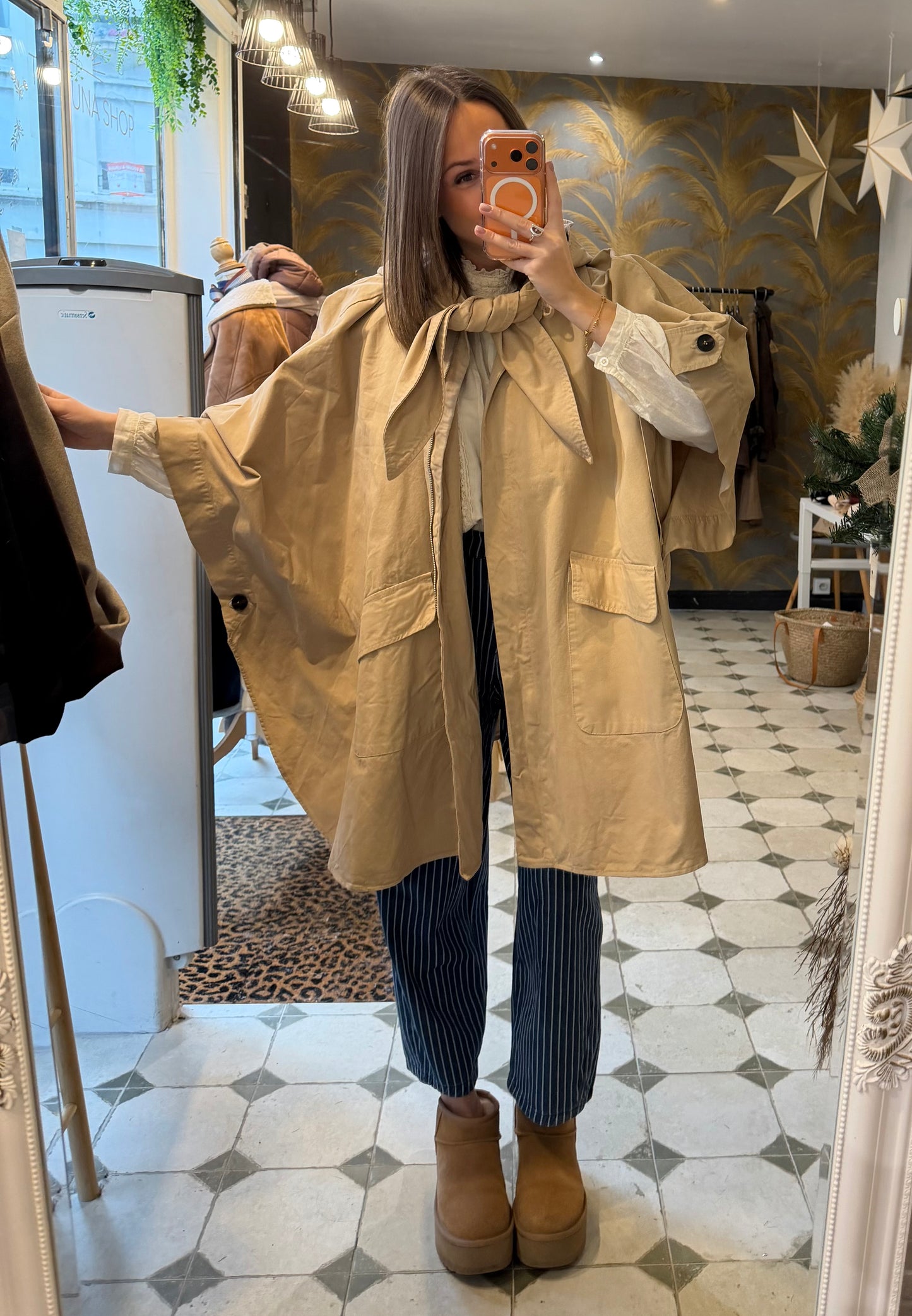 Caban Voltaire beige - Johanna Paris