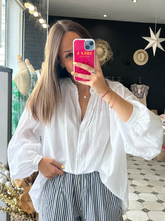 Chemise Clémentine blanche - Johanna Paris