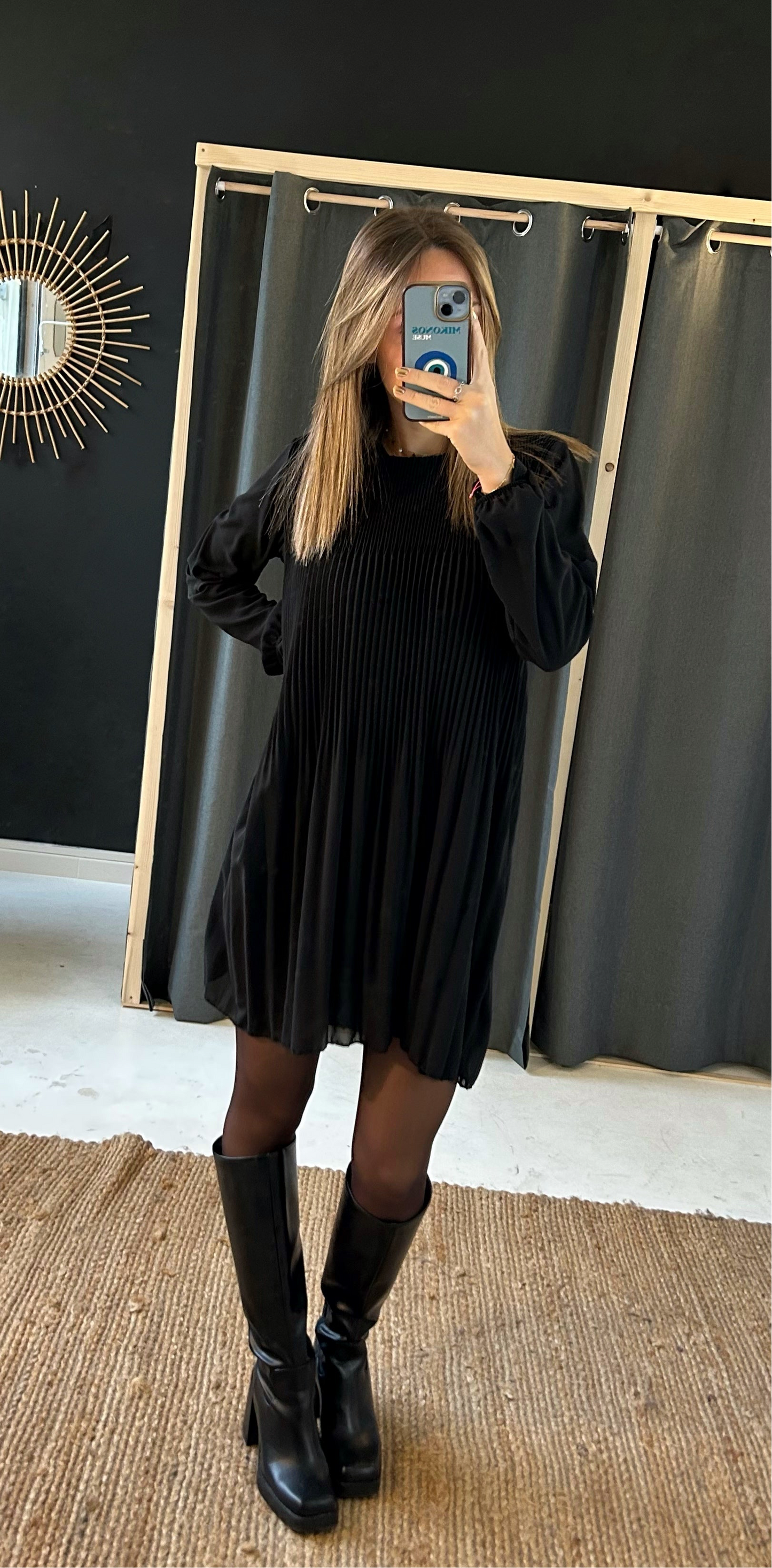 Robe fluide noire